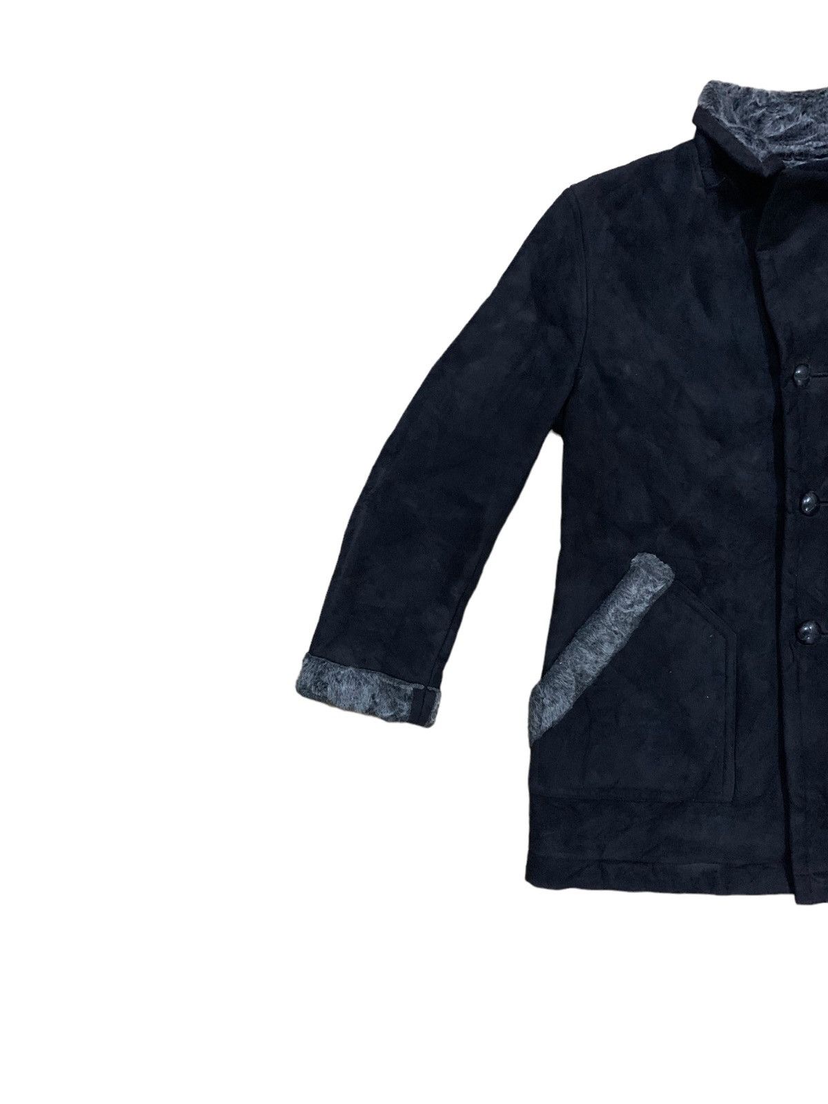Japanese Brand × Takeo Kikuchi Japanese Designer Takeo Kikuchi Lined Fleece Sherpa Jacket Size US L / EU 52-54 / 3 - 5 Thumbnail
