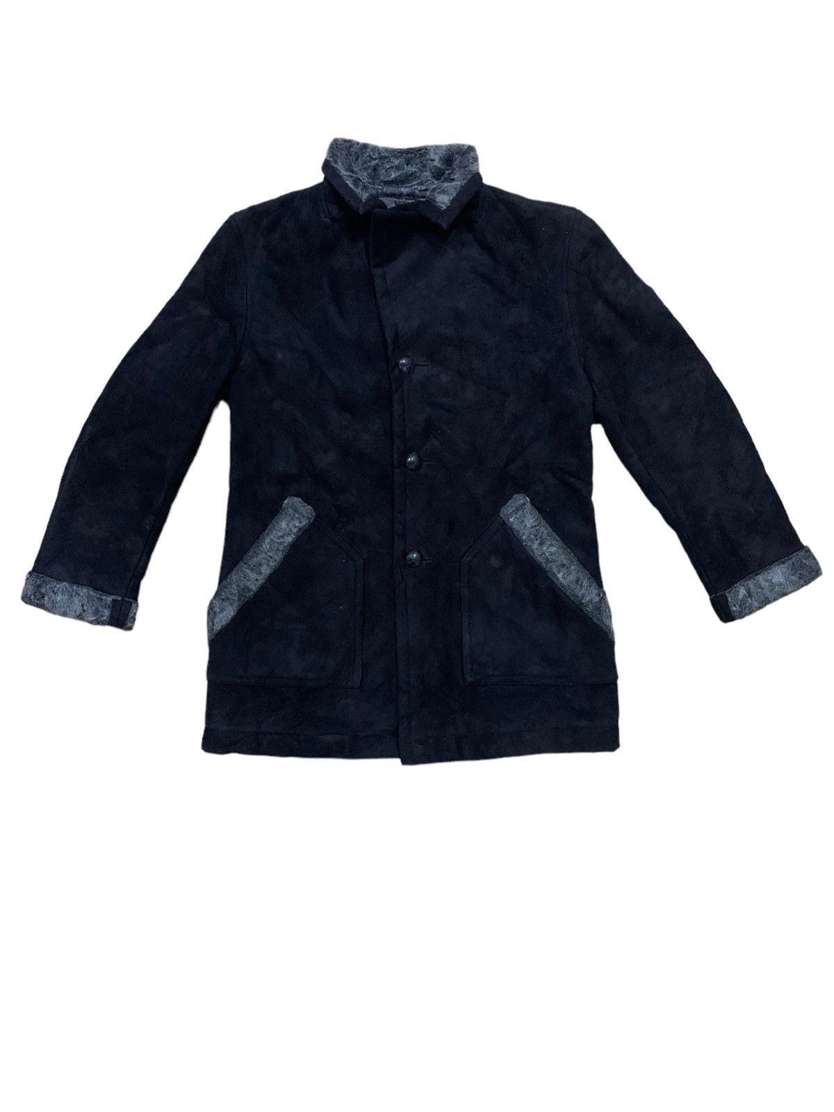 Japanese Brand × Takeo Kikuchi Japanese Designer Takeo Kikuchi Lined Fleece Sherpa Jacket Size US L / EU 52-54 / 3 - 1 Thumbnail