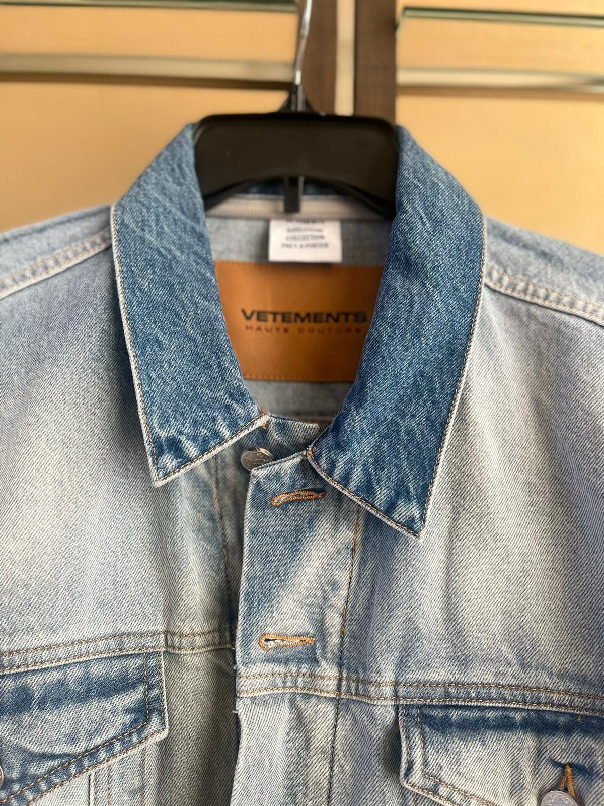 Vetements Oversized Denim Jacket in Light Blue Size US M / EU 48-50 / 2 - 5 Thumbnail