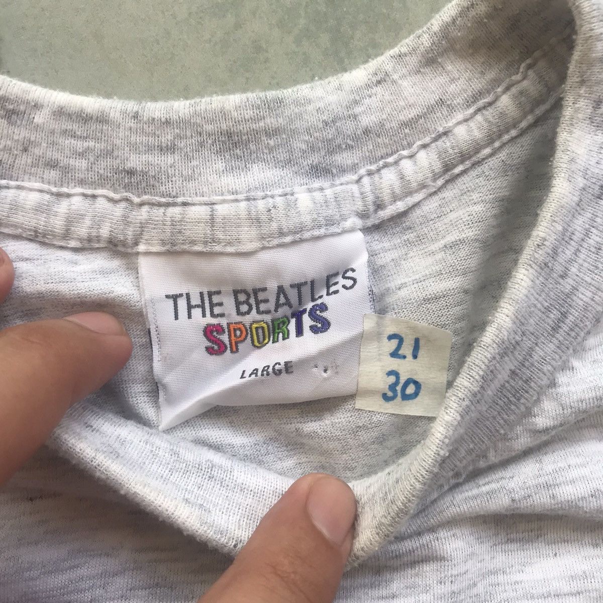 Band Tees × Vintage Vintage 90s The Beatles Promo Album Tour Tee Size US L / EU 52-54 / 3 - 7 Thumbnail