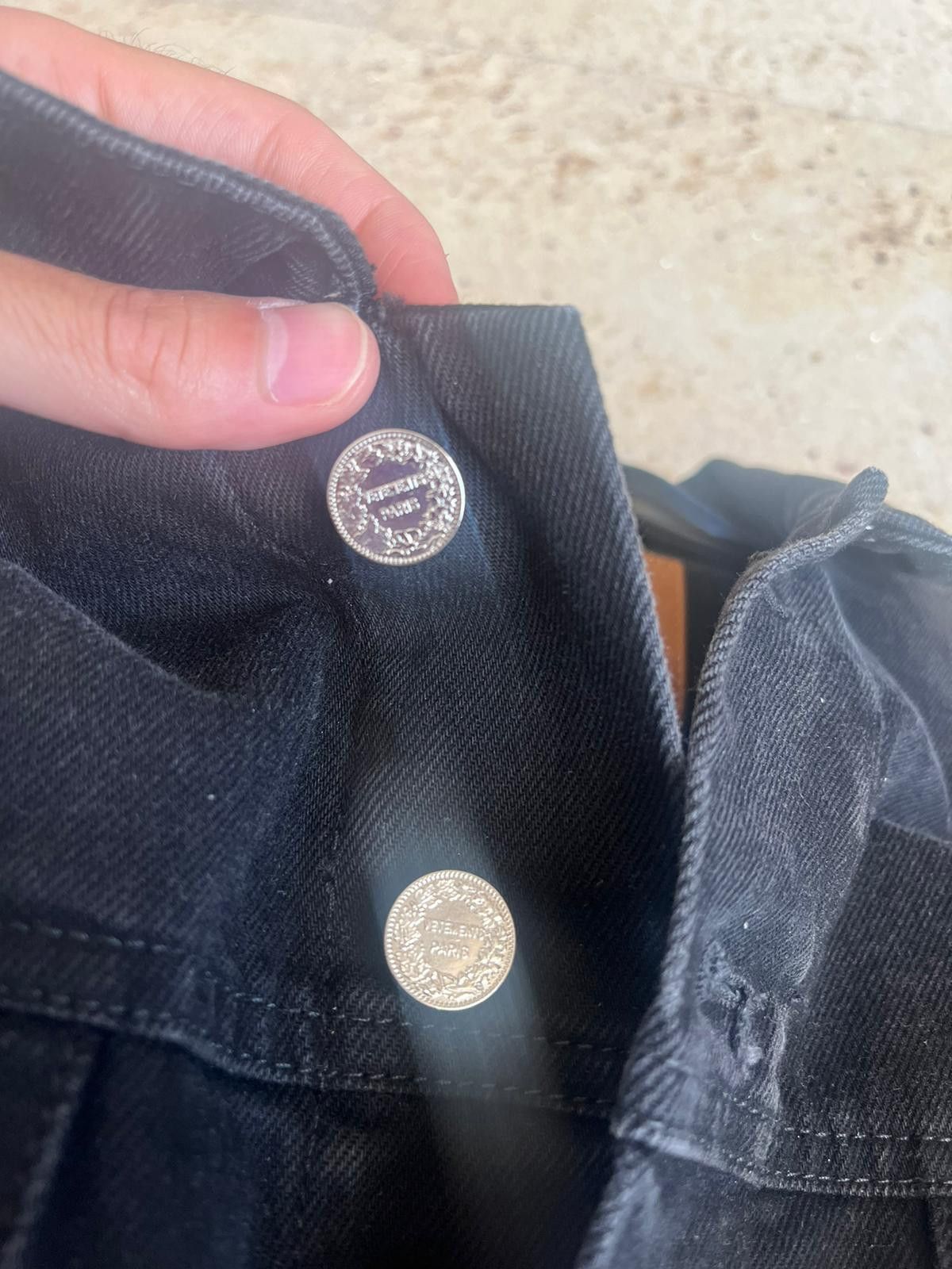 Vetements Oversized Denim Jacket in Black Size US M / EU 48-50 / 2 - 16 Thumbnail
