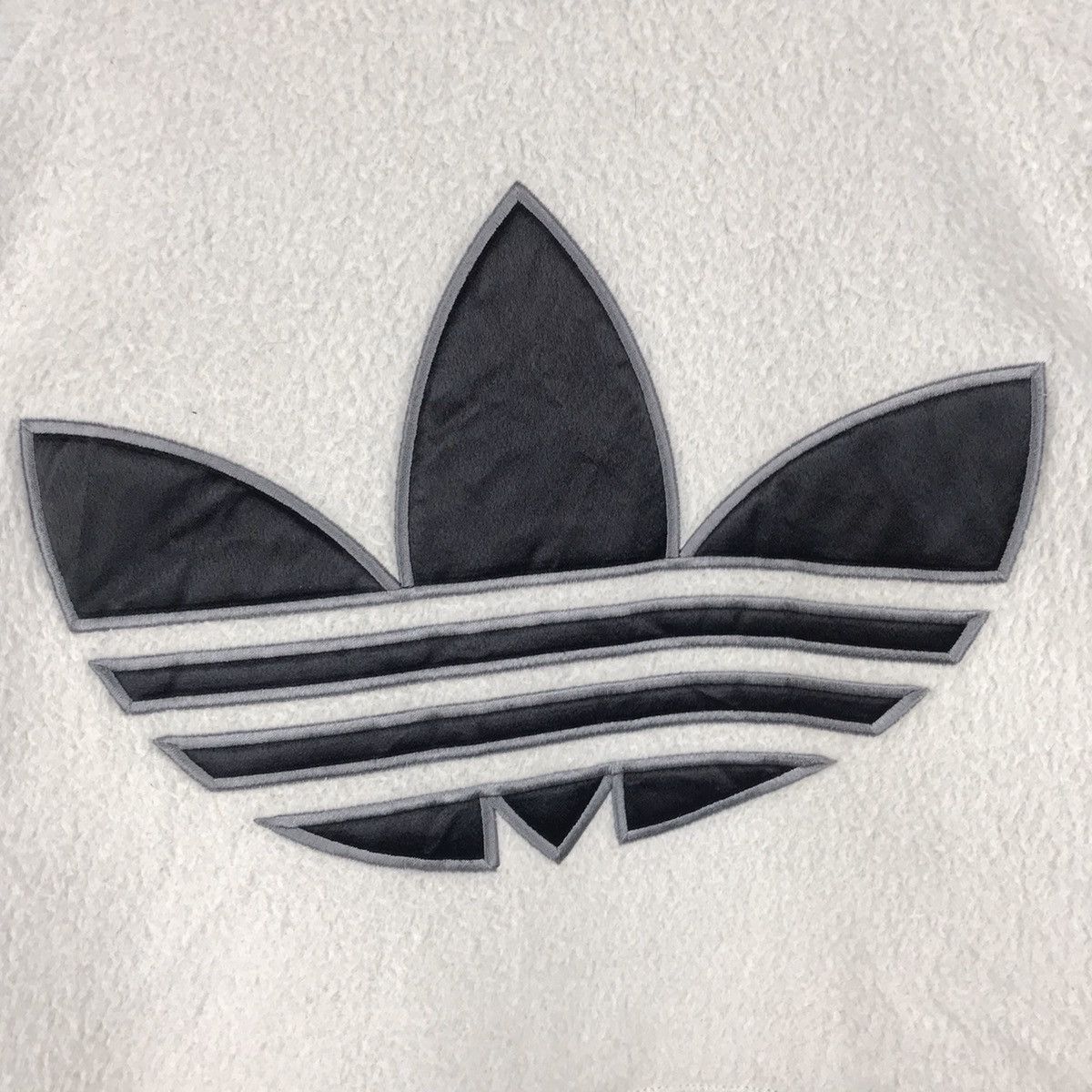 Adidas × Vintage STEALS Vintage 90s ADIDAS trefoil big logo fleece Size US L / EU 52-54 / 3 - 6 Thumbnail