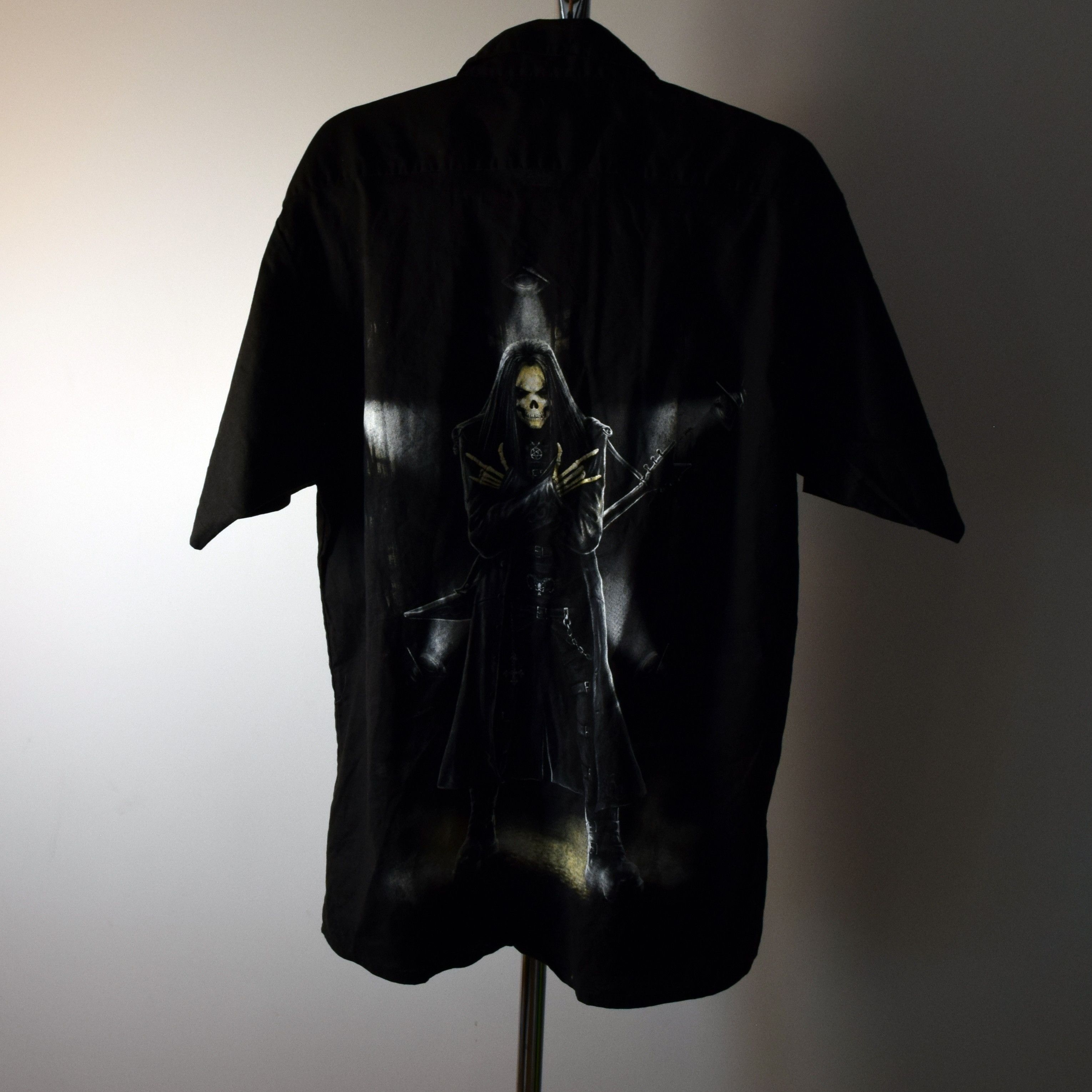 Band Tees Vintage Rock T-Shirt Skull Spiral Pentagram Gothic SHIRT XL Size US XL / EU 56 / 4 - 3 Thumbnail