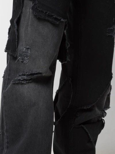 Raf Simons Raf Simons OG Blk&Grey Destroyed Jeans Size US 32 / EU 48 - 3 Thumbnail