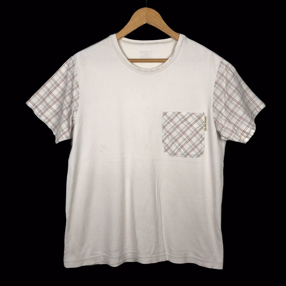 Hai Sporting Gear × Issey Miyake × Japanese Brand Issey Miyake Hai Sporting Gear Plaid T Shirt Size US M / EU 48-50 / 2 - 1 Thumbnail