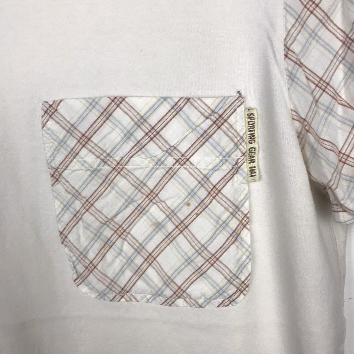 Hai Sporting Gear × Issey Miyake × Japanese Brand Issey Miyake Hai Sporting Gear Plaid T Shirt Size US M / EU 48-50 / 2 - 4 Thumbnail