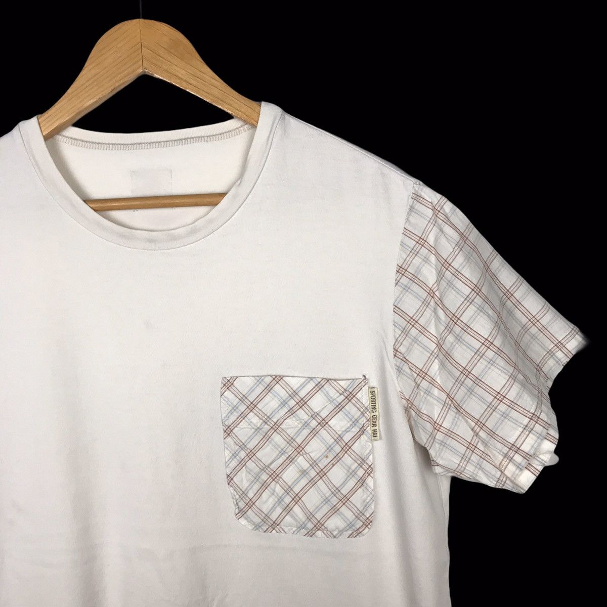 Hai Sporting Gear × Issey Miyake × Japanese Brand Issey Miyake Hai Sporting Gear Plaid T Shirt Size US M / EU 48-50 / 2 - 3 Thumbnail