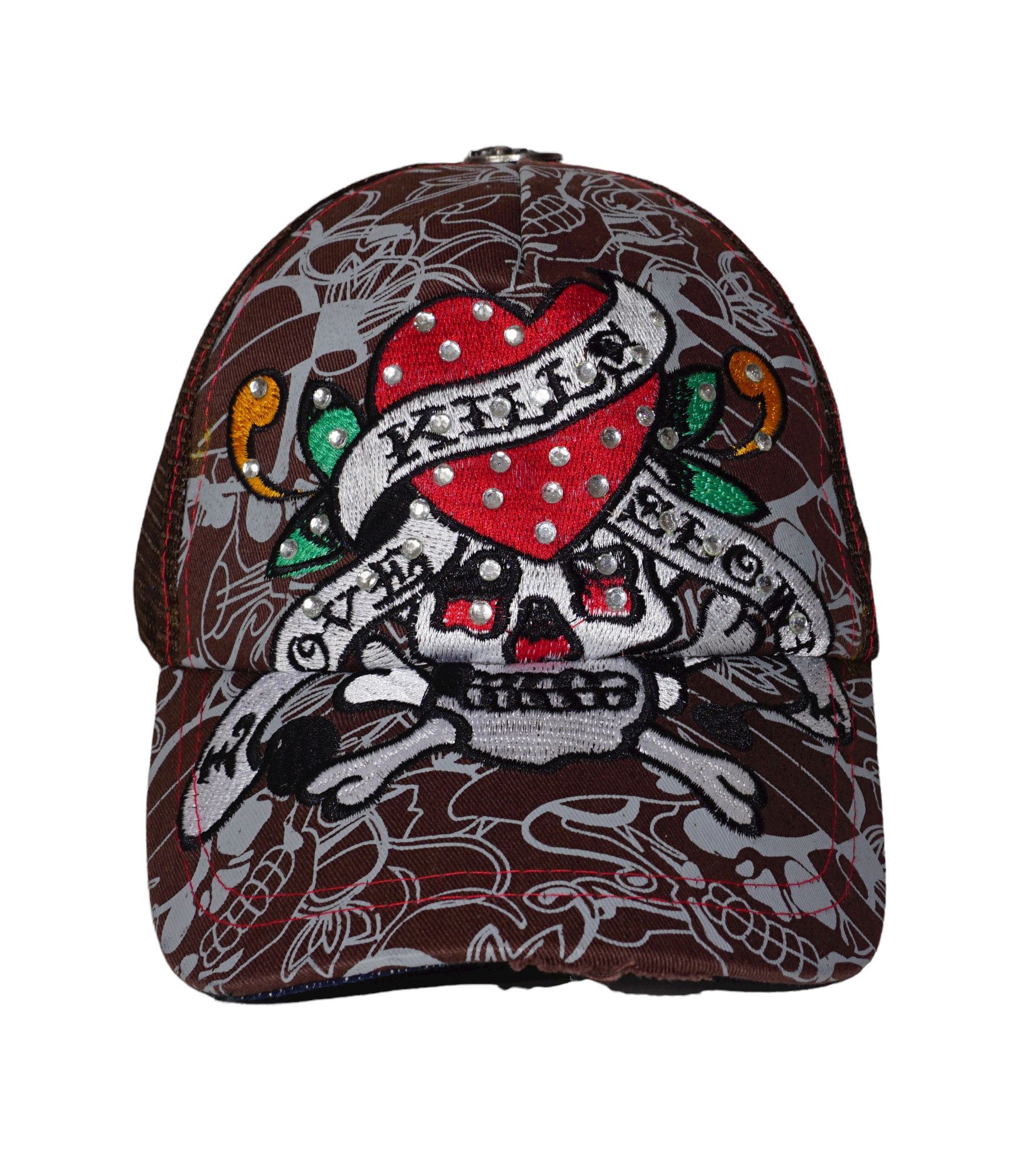 Christian Audigier Ed Hardy x Christian Audigier Love Kills Slowly Trucker Hat Size ONE SIZE - 2 Thumbnail