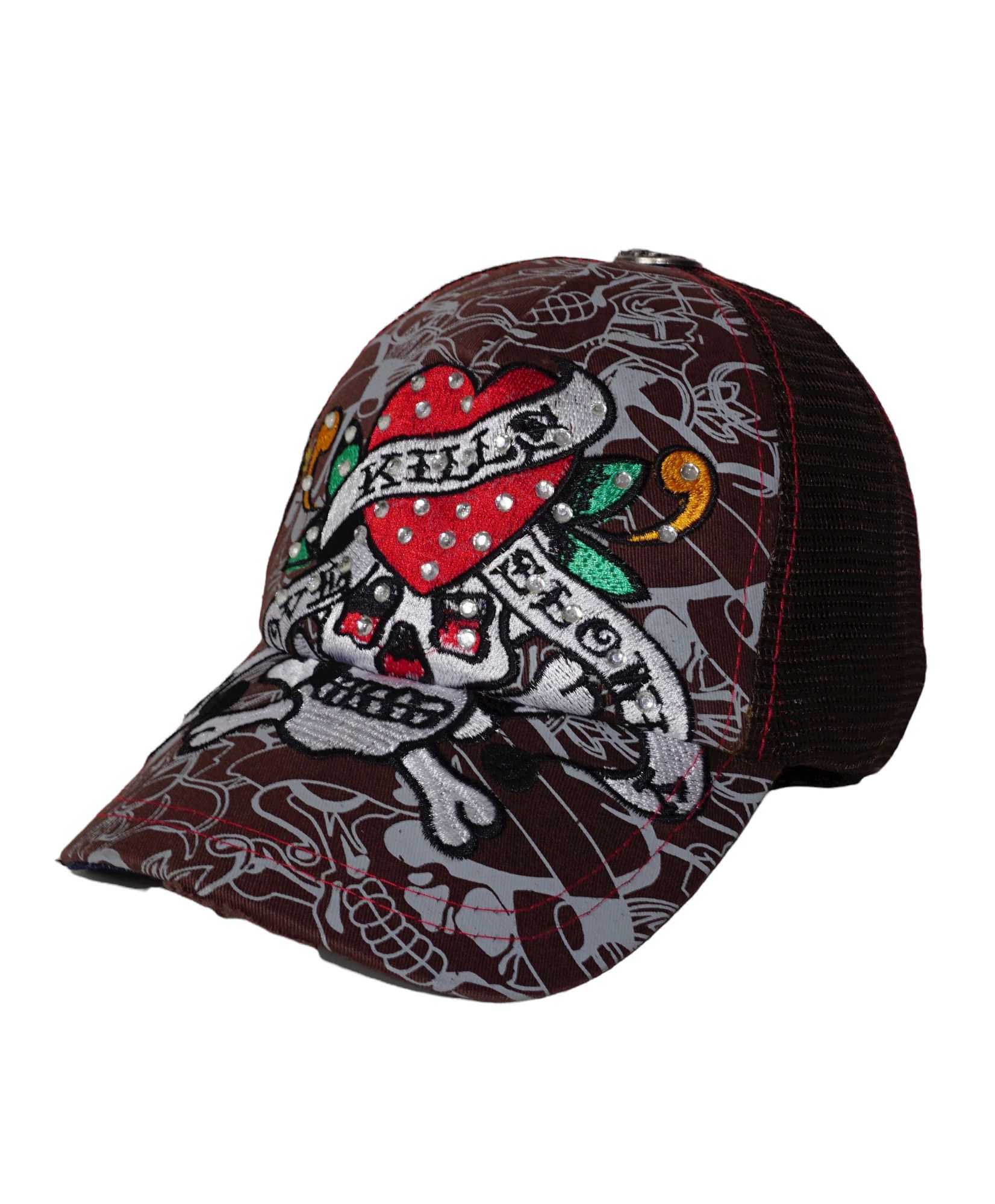 Christian Audigier Ed Hardy x Christian Audigier Love Kills Slowly Trucker Hat Size ONE SIZE - 1 Thumbnail