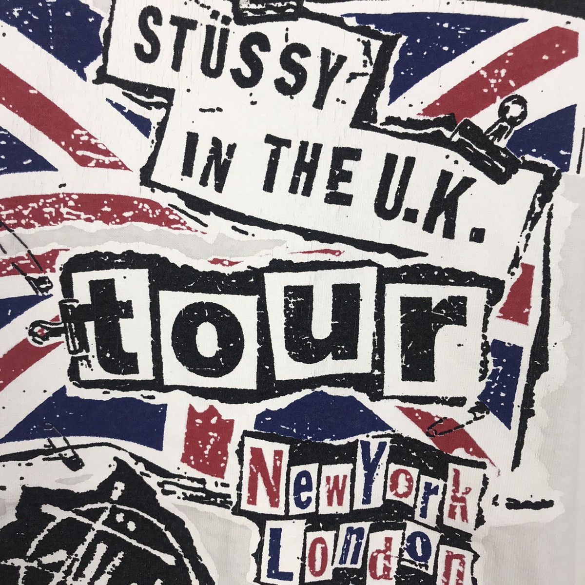 Band Tees × Stussy × Vintage 🔥RARE🔥 Vintage Stussy Sex Pistols Anarchy In The Uk Tour Size US M / EU 48-50 / 2 - 5 Thumbnail