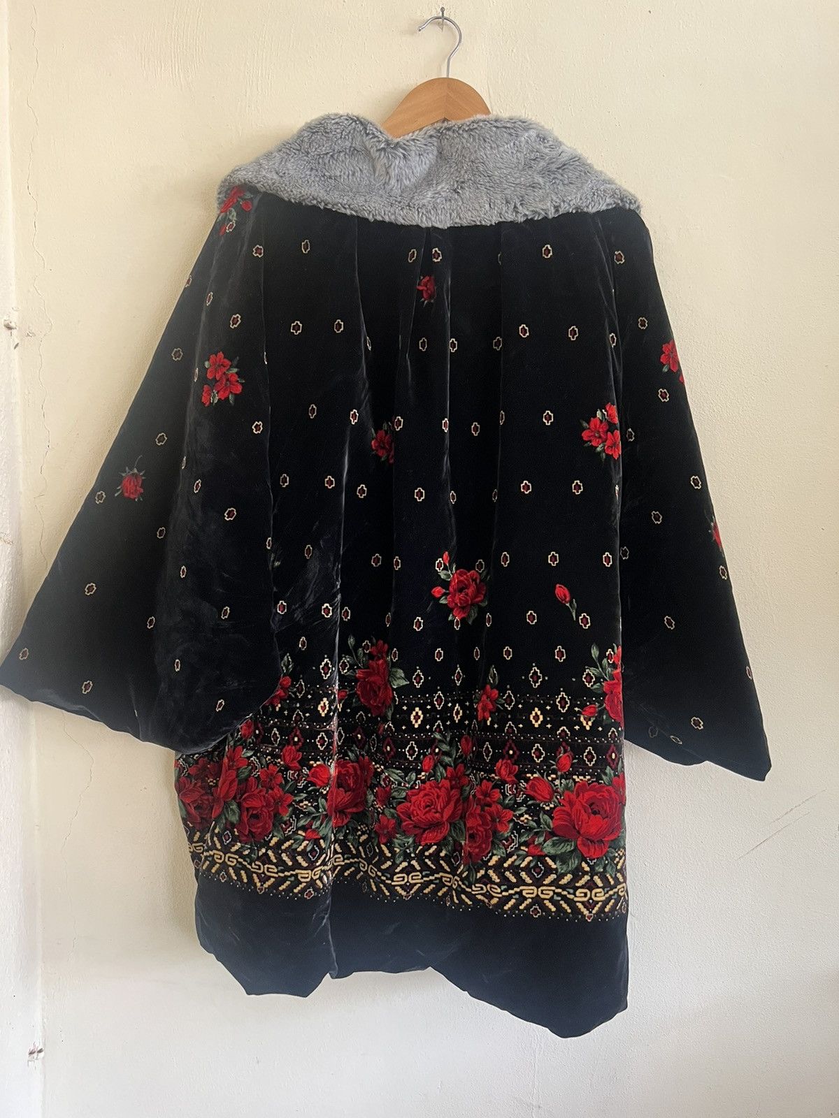 Japanese Brand × Vintage Vintage kimono Agehara Velvet Flower Size US XL / EU 56 / 4 - 2 Thumbnail