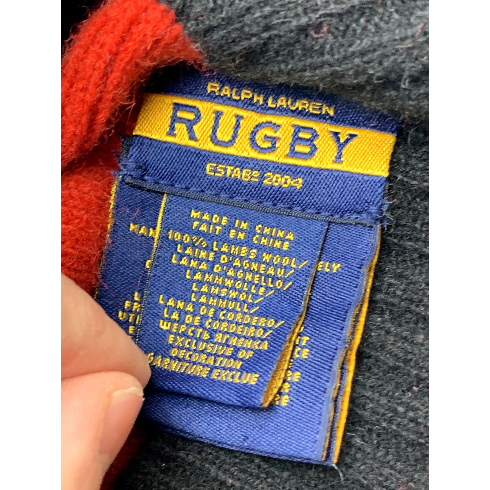 Rugby Ralph Lauren Ralph Lauren rugby 2004 suisse switzerland Lambswool striped Size ONE SIZE - 5 Thumbnail