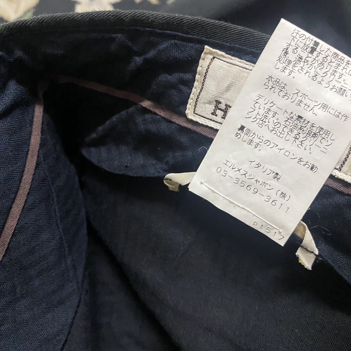 Hermes Vintage Hermes Black Faded Trouser Pants Size US 30 / EU 46 - 15 Thumbnail