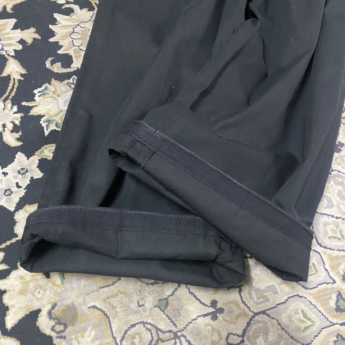 Hermes Vintage Hermes Black Faded Trouser Pants Size US 30 / EU 46 - 12 Thumbnail