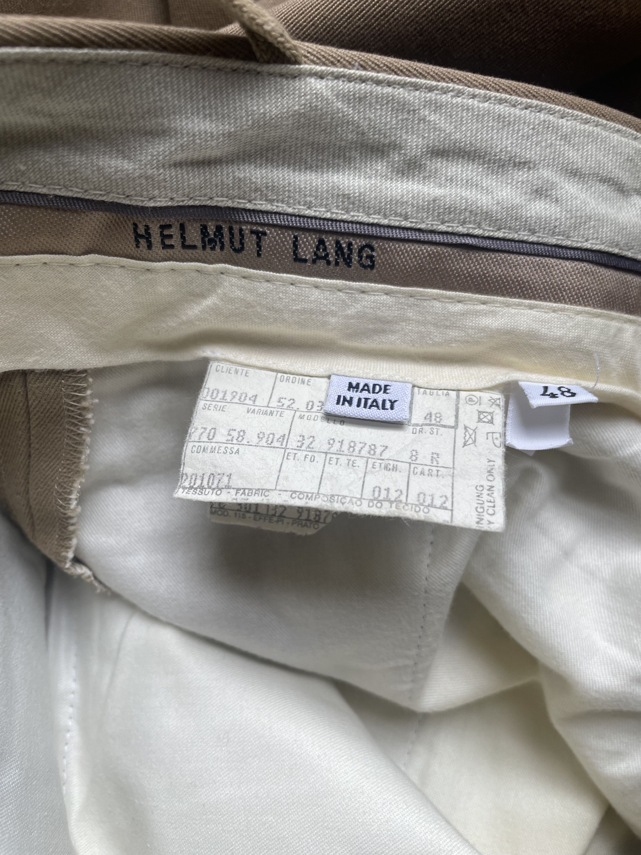 Helmut Lang Wool Kashmir Suit Size 48R - 7 Thumbnail