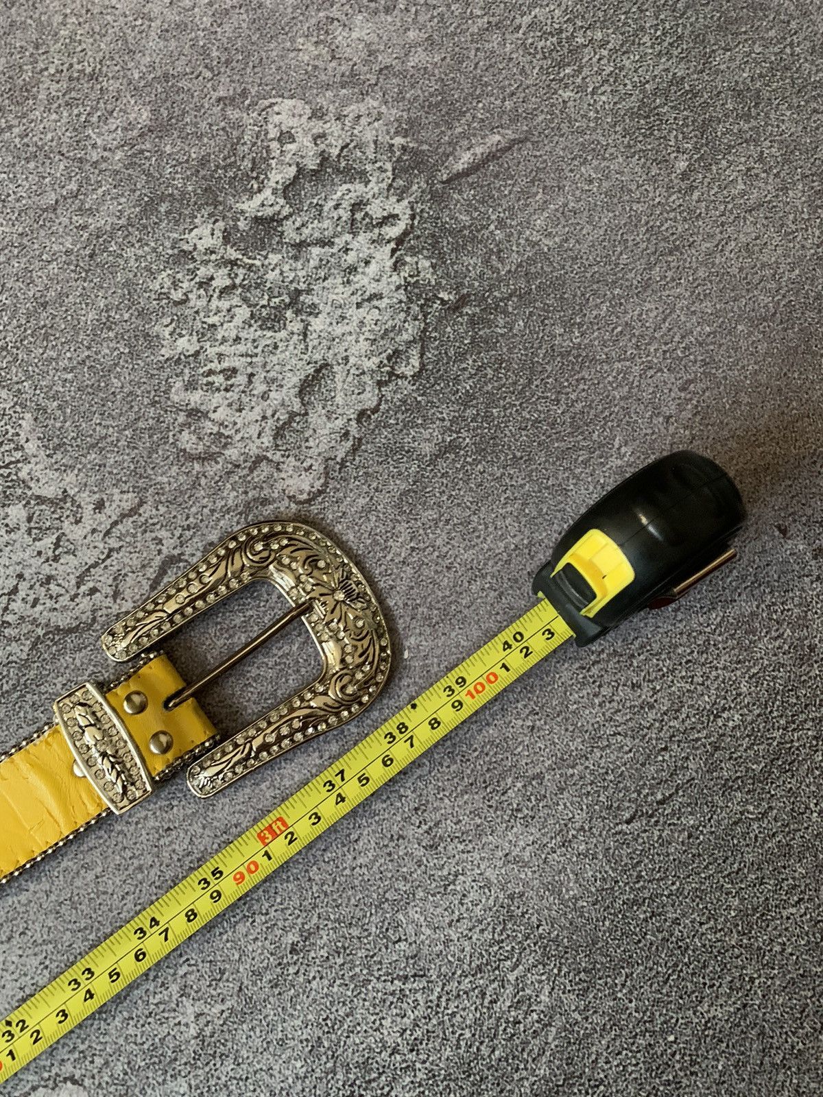 Japanese Brand × Vintage Belt like B.B. Simon Y2K rhinostones crystals stones yellow Size ONE SIZE - 24 Thumbnail