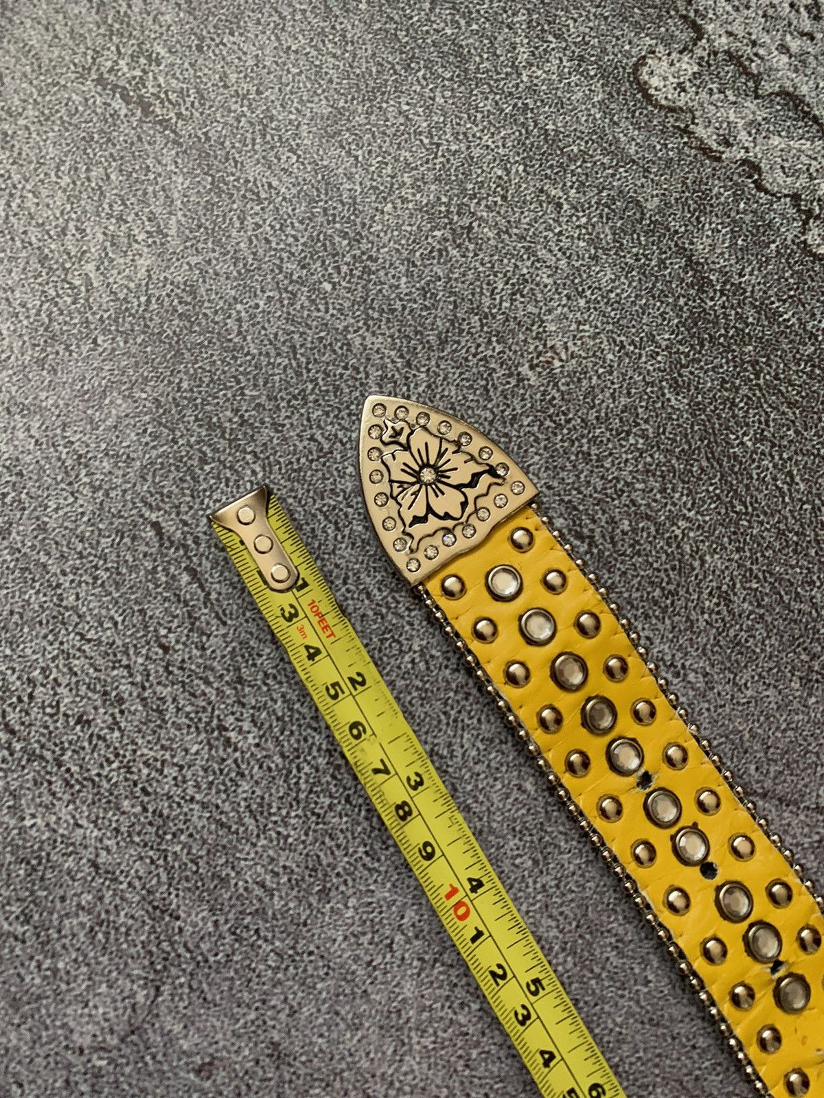 Japanese Brand × Vintage Belt like B.B. Simon Y2K rhinostones crystals stones yellow Size ONE SIZE - 23 Thumbnail