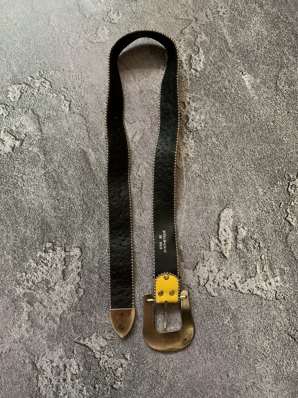 Japanese Brand × Vintage Belt like B.B. Simon Y2K rhinostones crystals stones yellow Size ONE SIZE - 16 Thumbnail