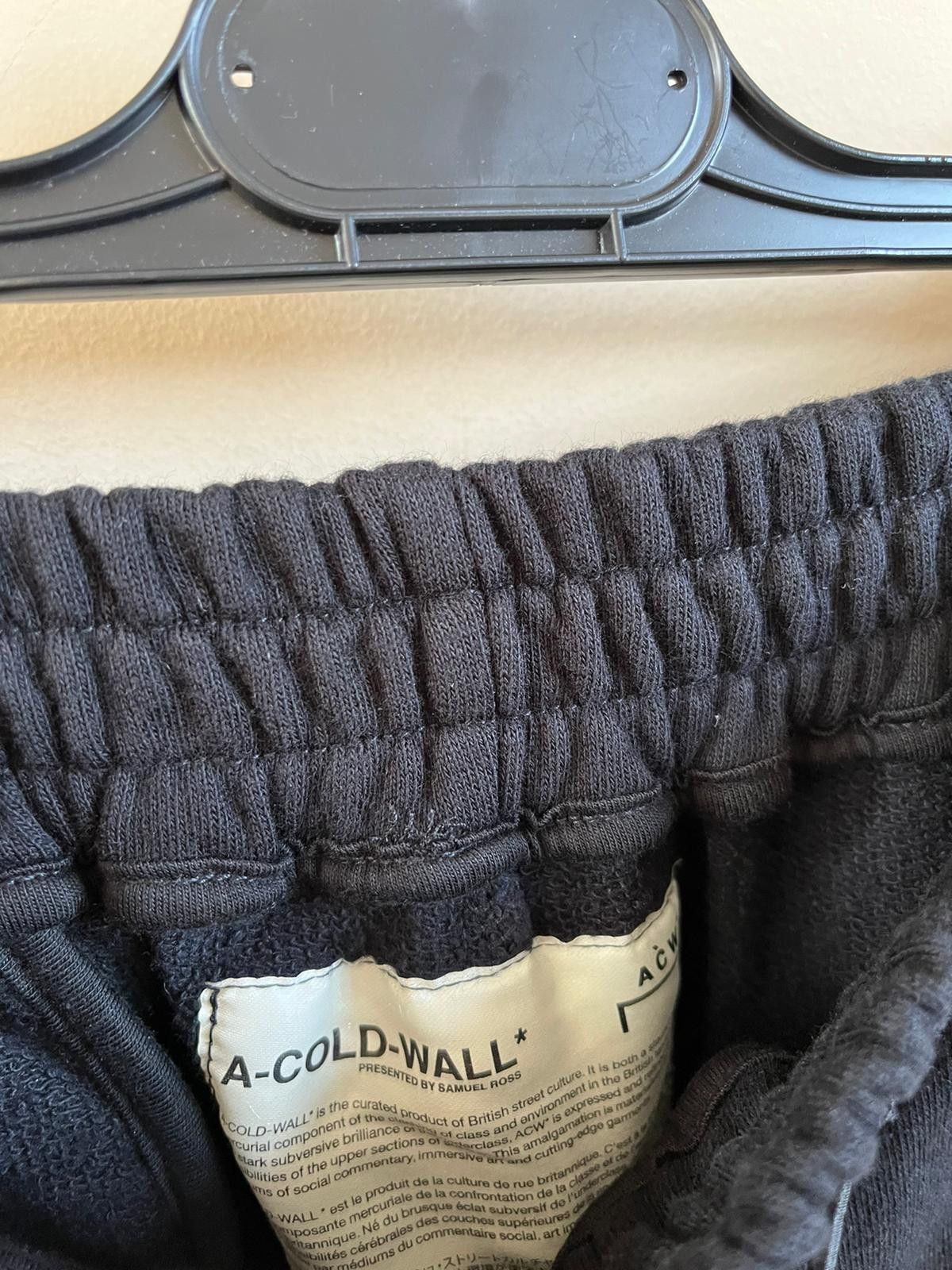 A-COLD-WALL* Logo Sweat Pants in Black Size US 36 / EU 52 - 7 Thumbnail