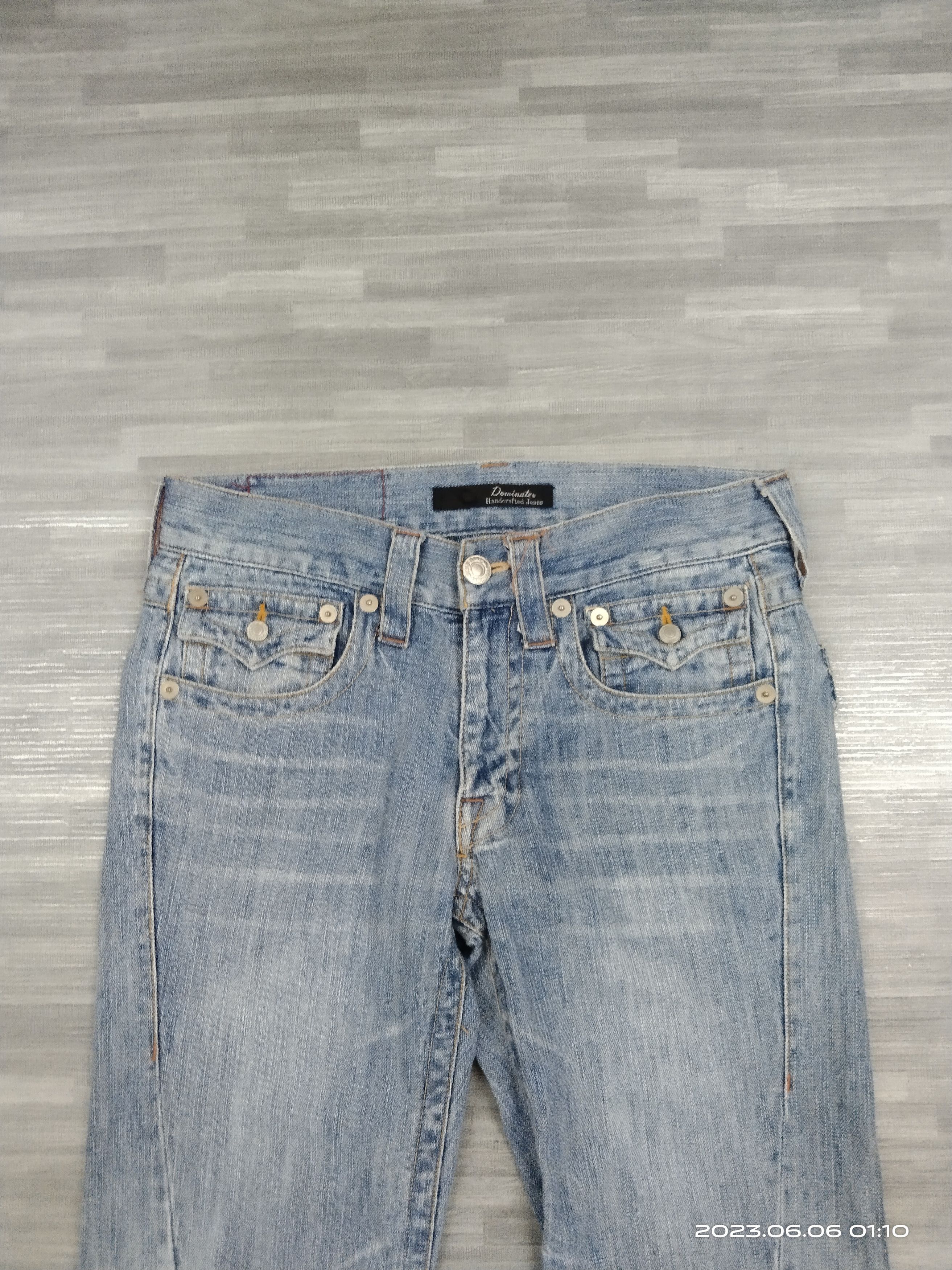 Japanese Brand FLARE TWIST DOMINATE DENIM PANTS Size US 29 - 4 Thumbnail
