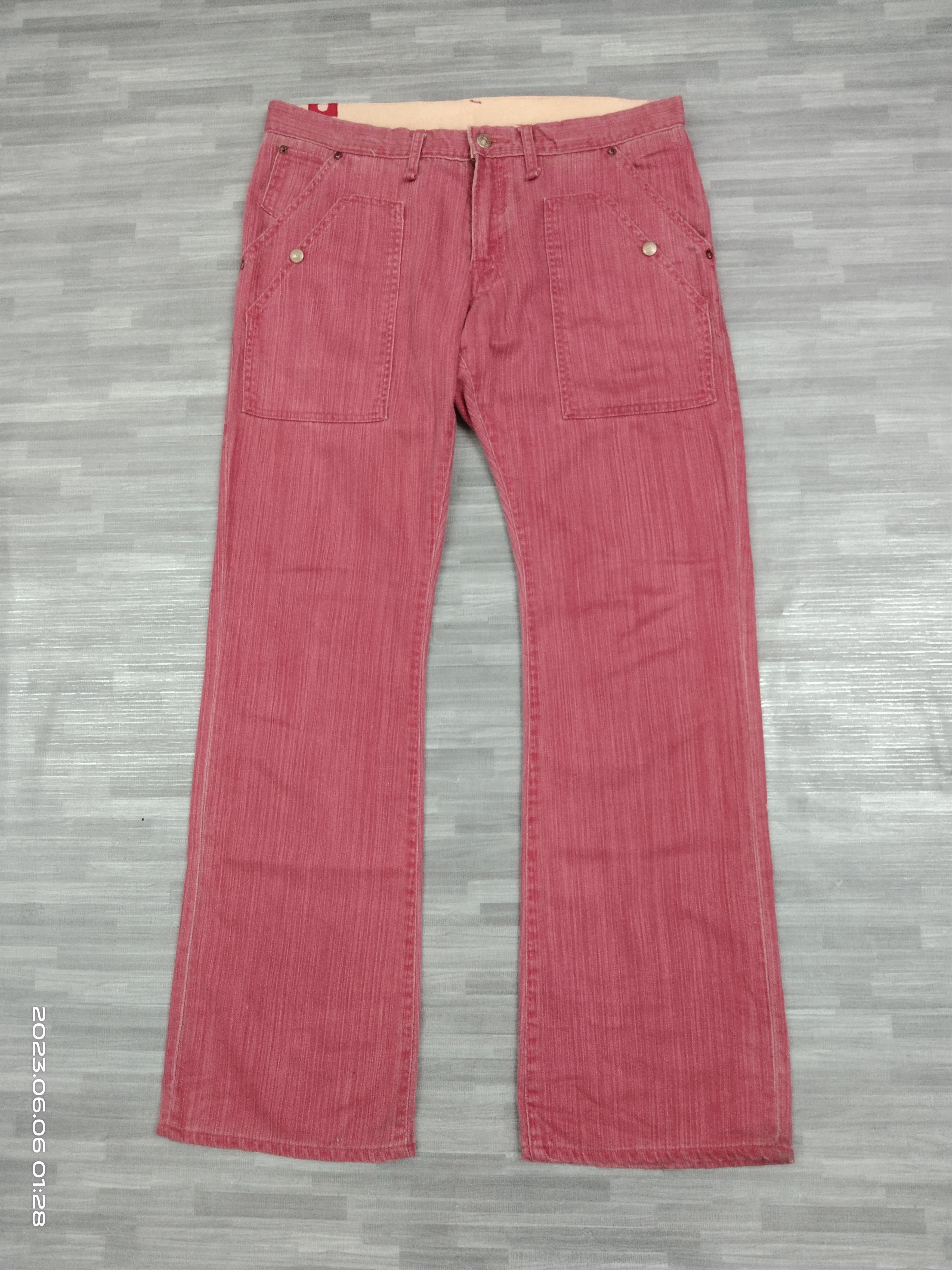 Japanese Brand SiCK FLARE DOUBLE POCKET BLUEWAYS JAPAN Size US 34 / EU 50 - 2 Thumbnail