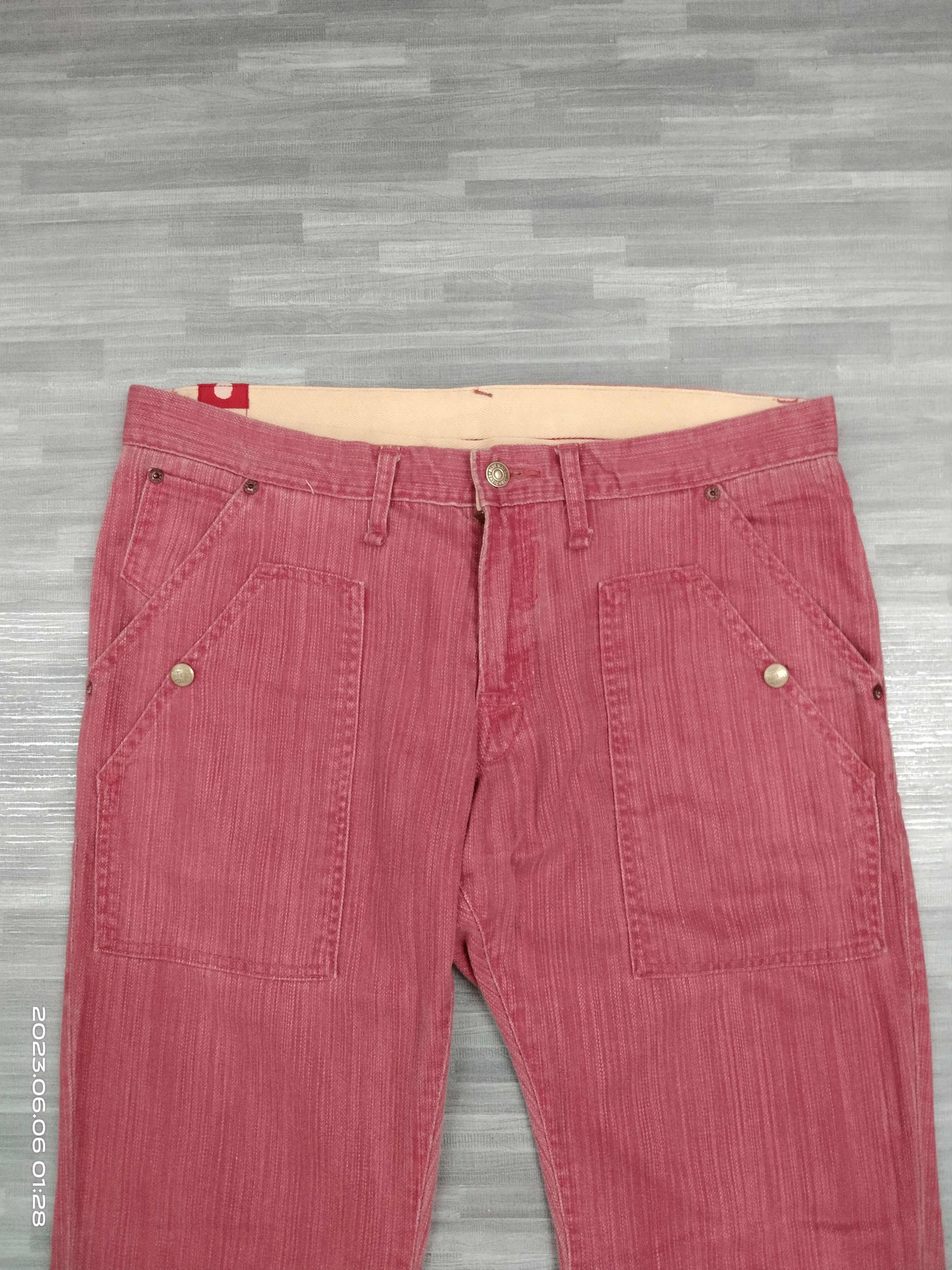 Japanese Brand SiCK FLARE DOUBLE POCKET BLUEWAYS JAPAN Size US 34 / EU 50 - 4 Thumbnail
