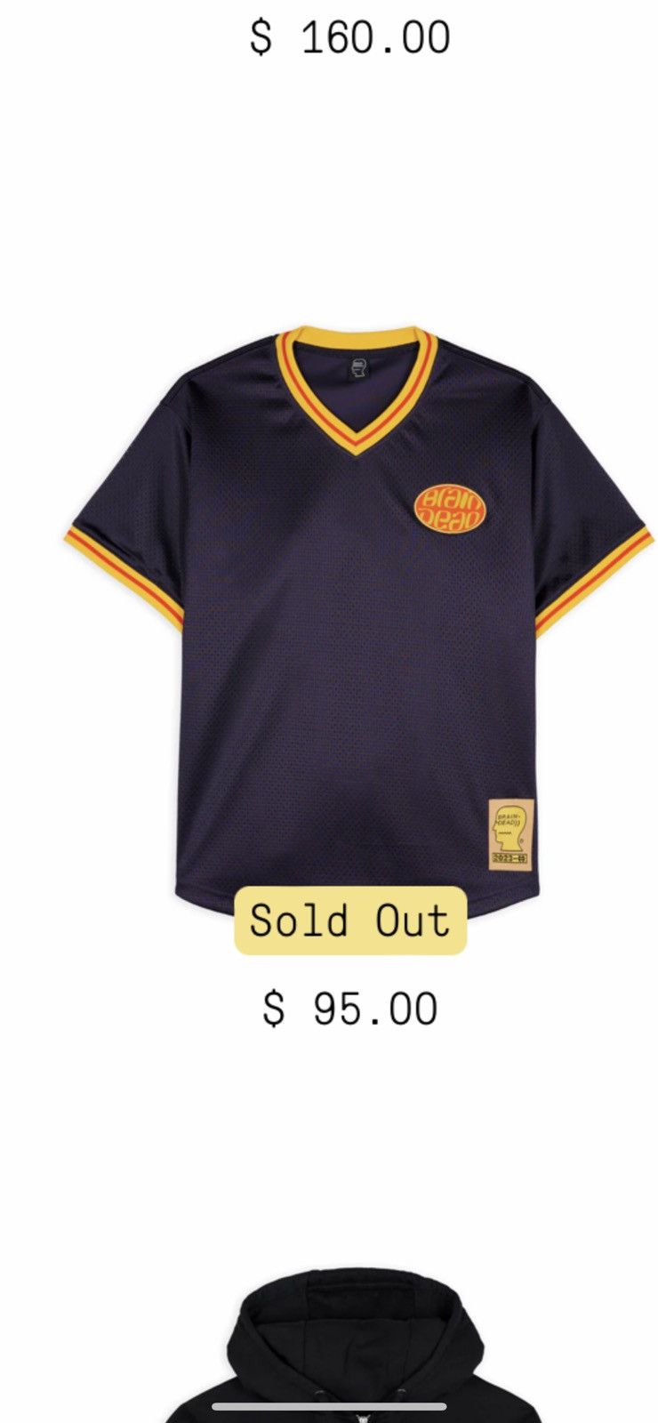 Brain Dead BRAIN DEAD Homers Mesh Baseball Jersey Size US L / EU 52-54 / 3 - 4 Thumbnail