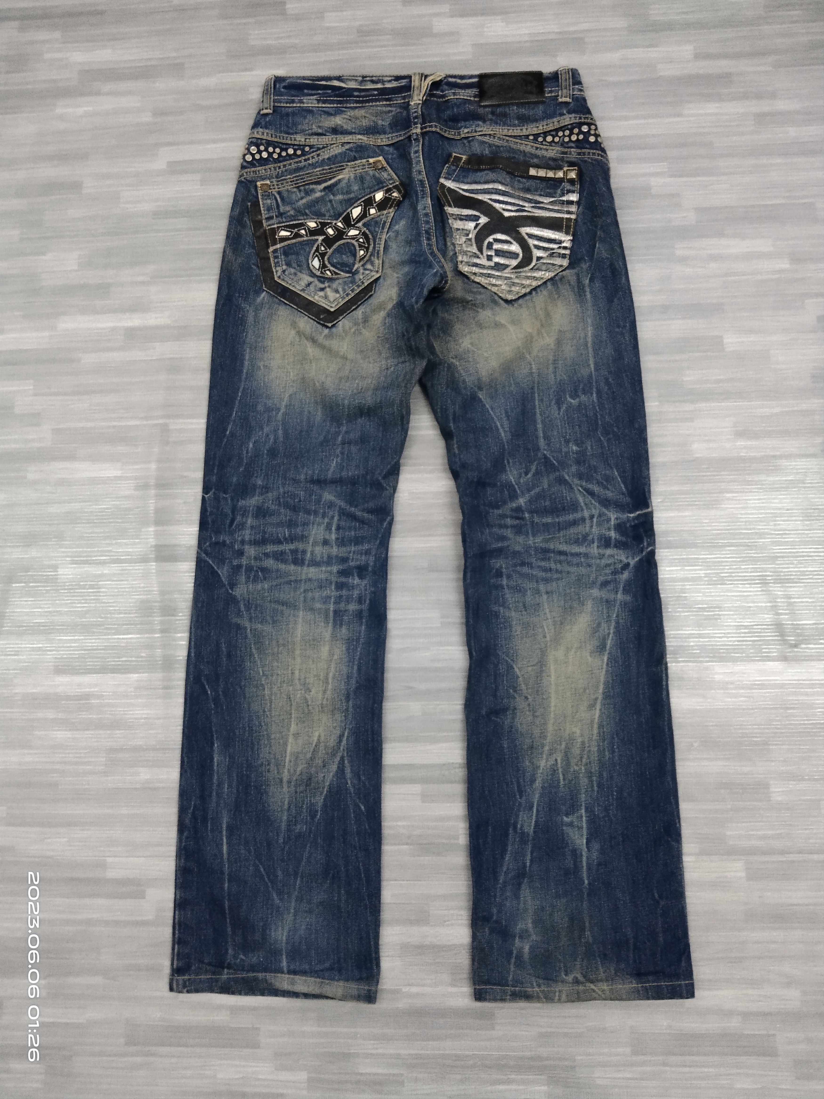 Rusty RUSTY STUDDED REDPEPPERS DENIM PANTS Size US 30 / EU 46 - 3 Thumbnail