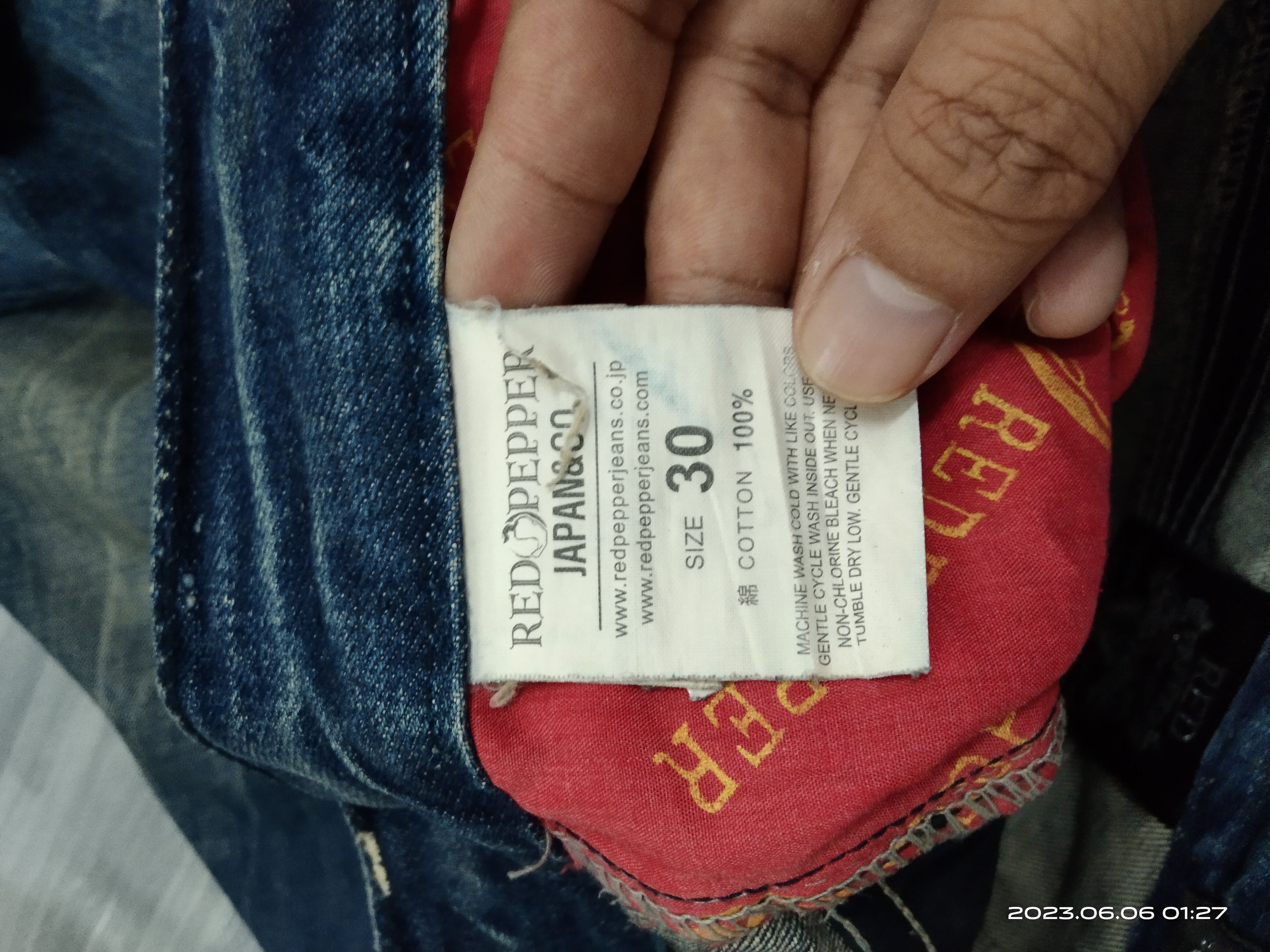 Rusty RUSTY STUDDED REDPEPPERS DENIM PANTS Size US 30 / EU 46 - 8 Thumbnail