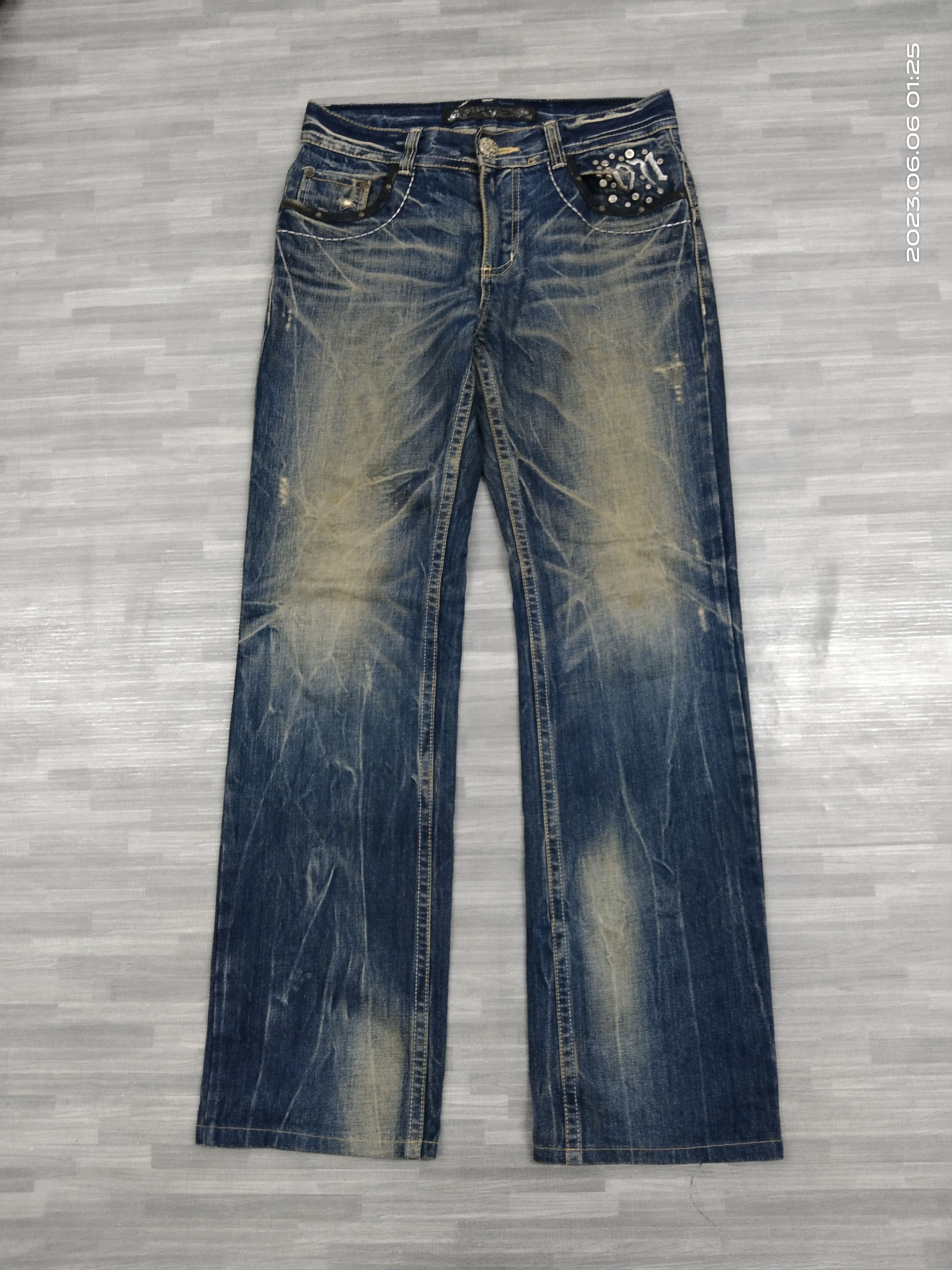 Rusty RUSTY STUDDED REDPEPPERS DENIM PANTS Size US 30 / EU 46 - 2 Thumbnail