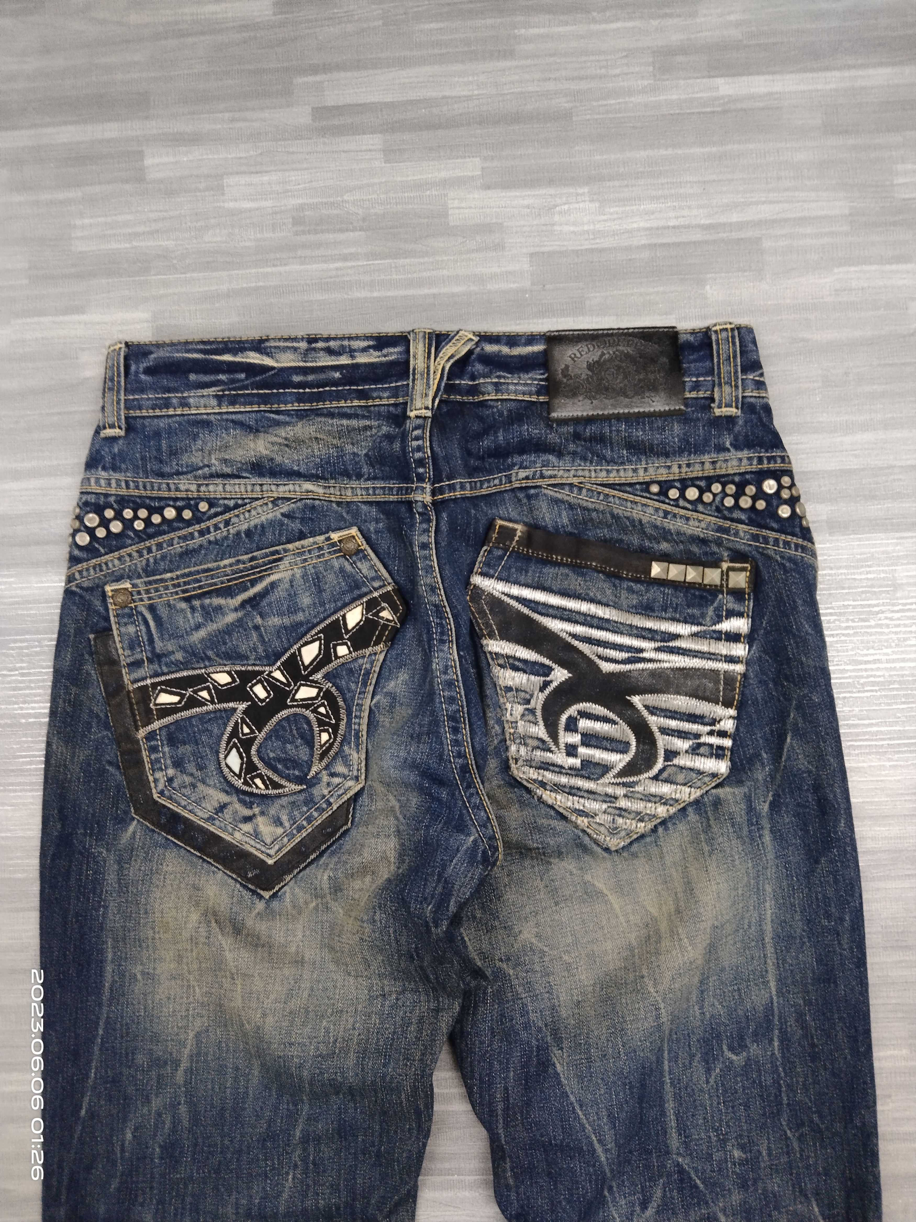 Rusty RUSTY STUDDED REDPEPPERS DENIM PANTS Size US 30 / EU 46 - 5 Thumbnail
