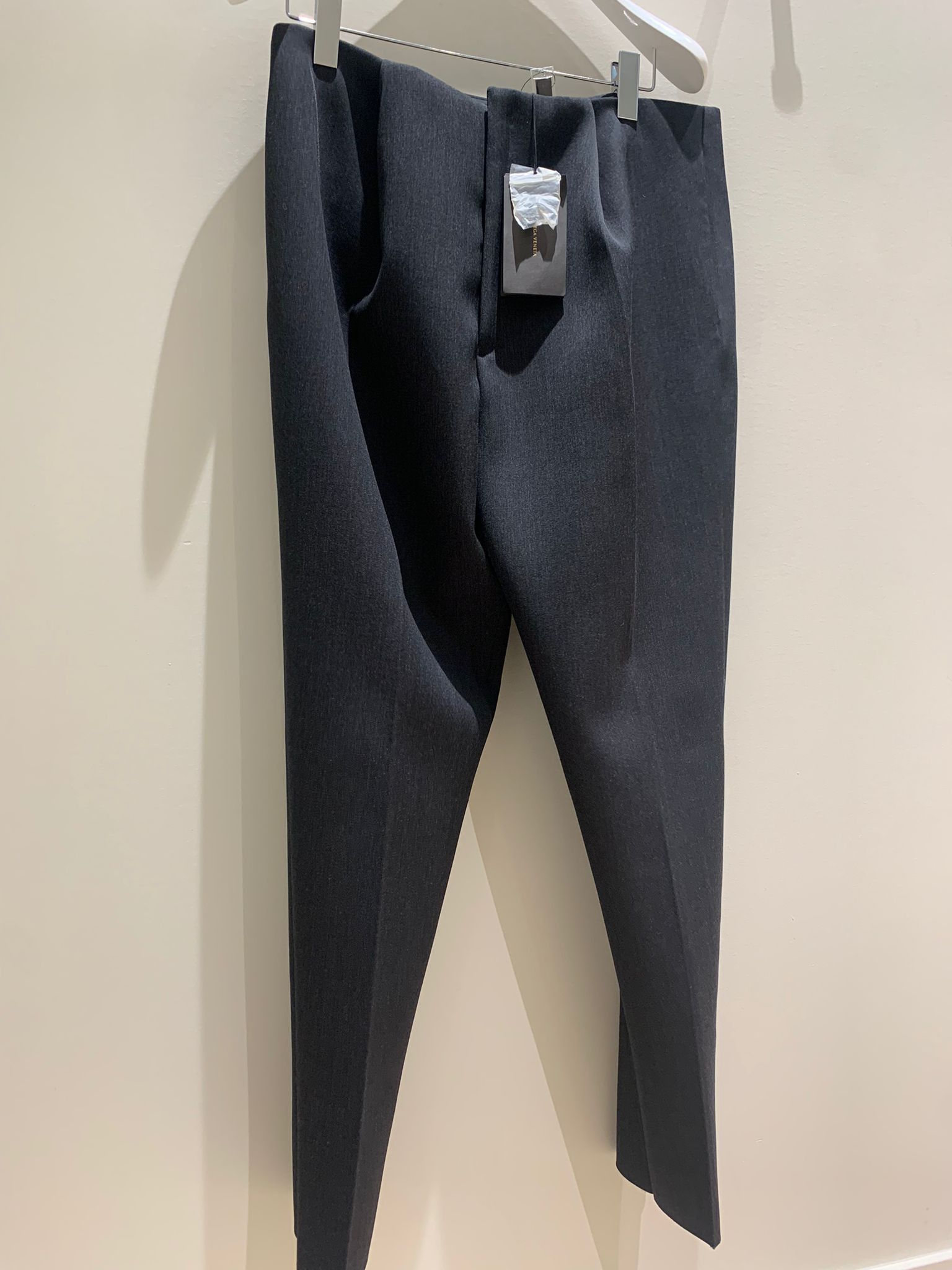 Bottega Veneta Double Compact Wool Pants in Charcoal Size US 32 / EU 48 - 7 Thumbnail