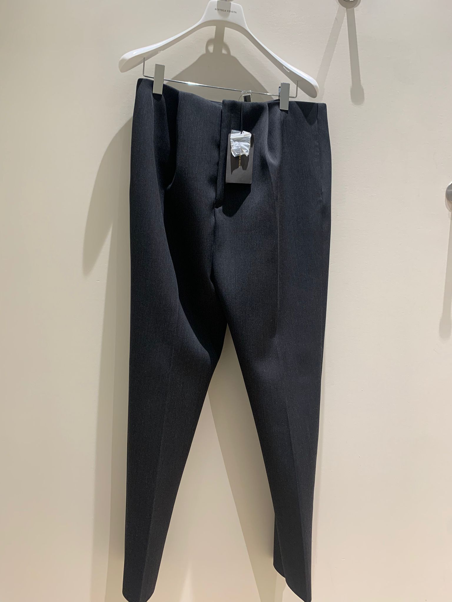Bottega Veneta Double Compact Wool Pants in Charcoal Size US 32 / EU 48 - 3 Thumbnail