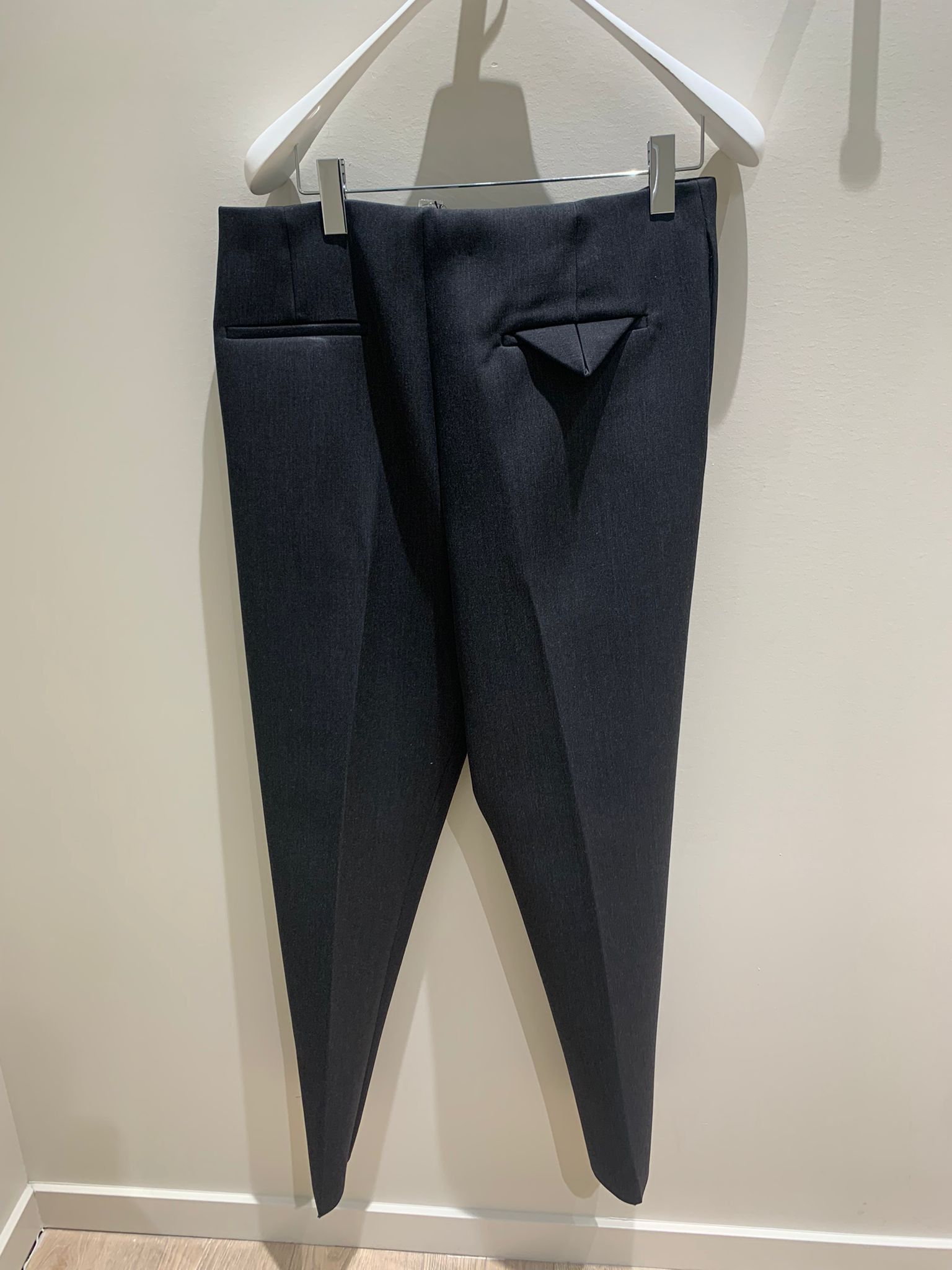 Bottega Veneta Double Compact Wool Pants in Charcoal Size US 32 / EU 48 - 9 Thumbnail