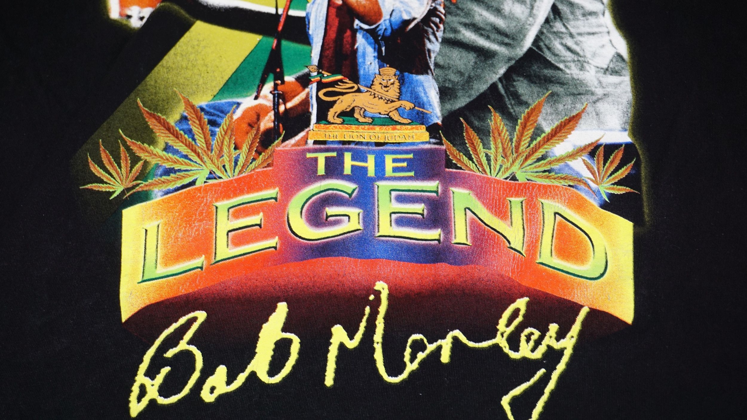 Bob Marley × Vintage Bob Marley The Legend Vintage 90s tshirt Size US XXL / EU 58 / 5 - 6 Thumbnail