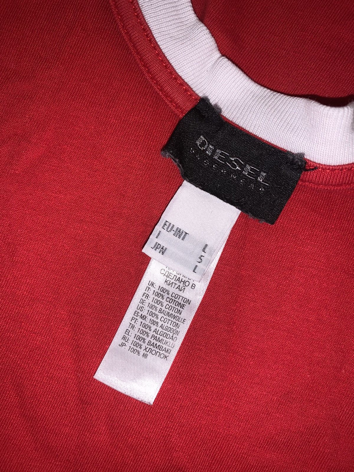 Diesel × Diesel Black Gold Vintage diesel red long sleeve sweatshirt sweater Size US M / EU 48-50 / 2 - 6 Thumbnail