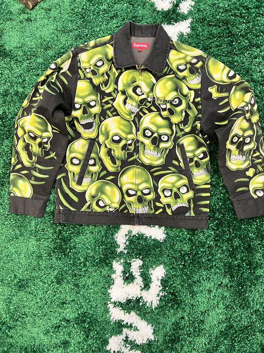 Skull pile store work jacket