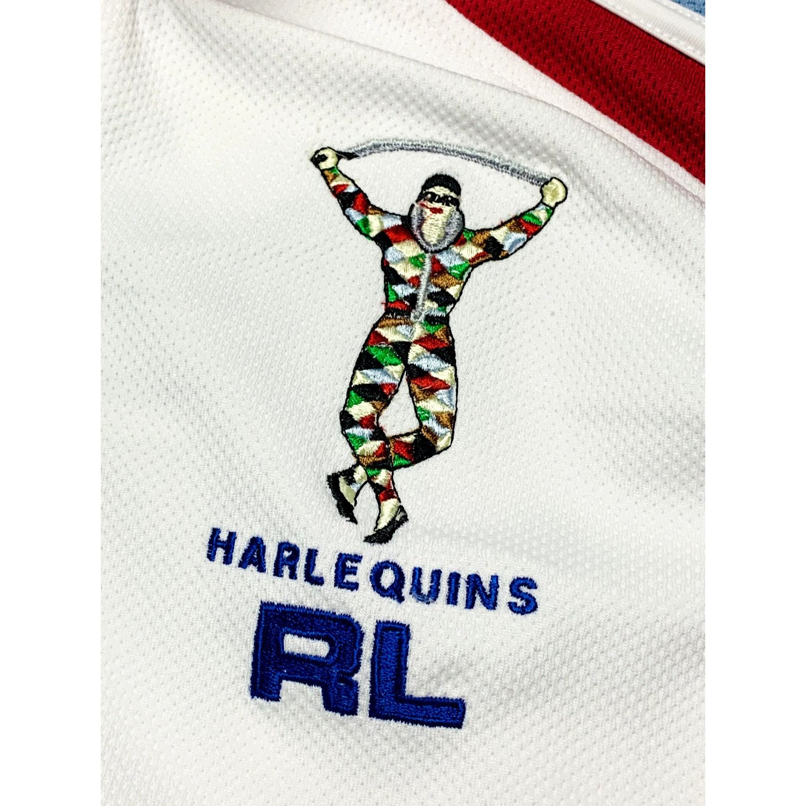 Vintage Harlequins RL Kooga White Rugby Shirt Size Large Sports Cafe Size US L / EU 52-54 / 3 - 7 Thumbnail