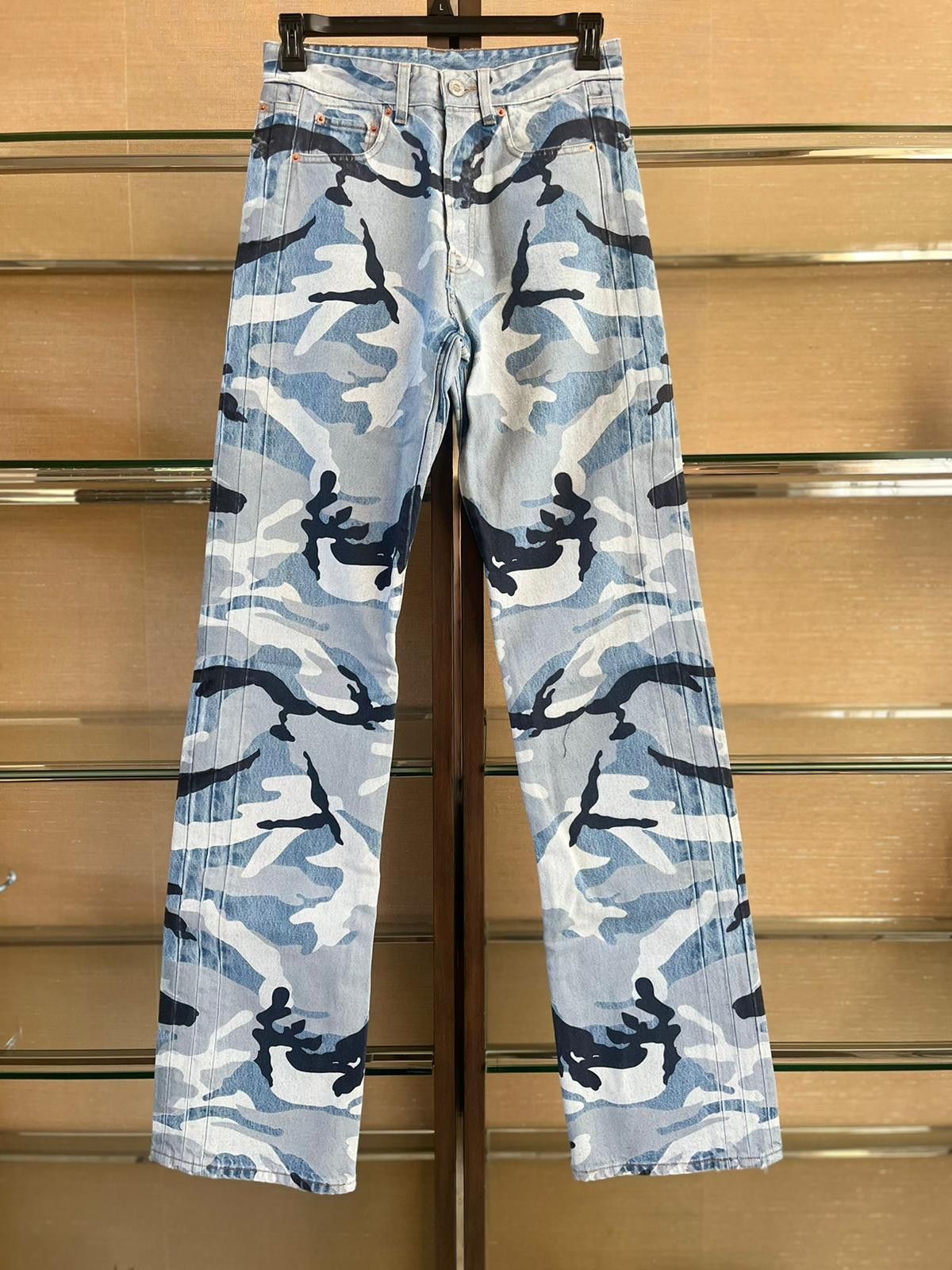 Unisex Pret-a-porter Denim in Grey Camo