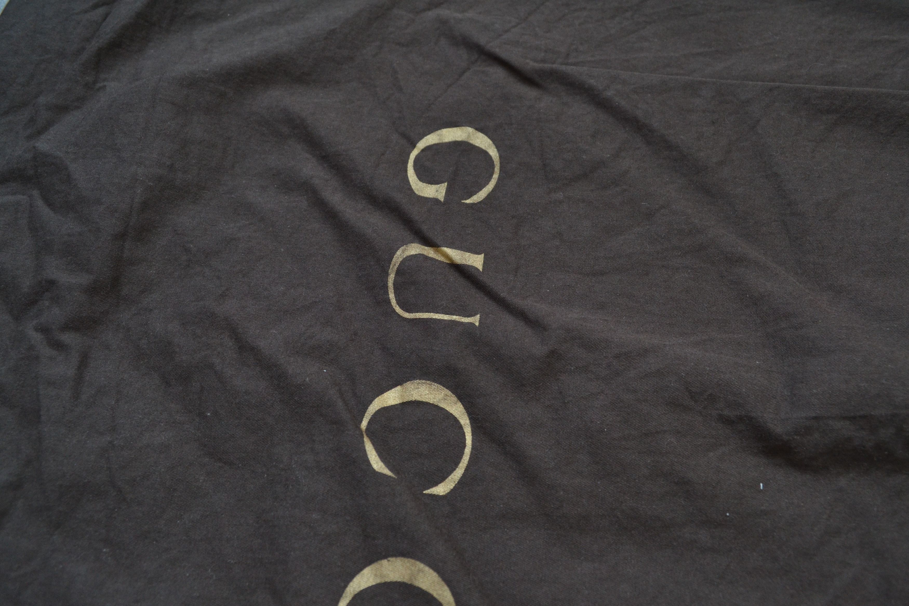 Gucci GUCCI Dust Bag Big Logo GG Brown Drawstring Size ONE SIZE - 4 Thumbnail