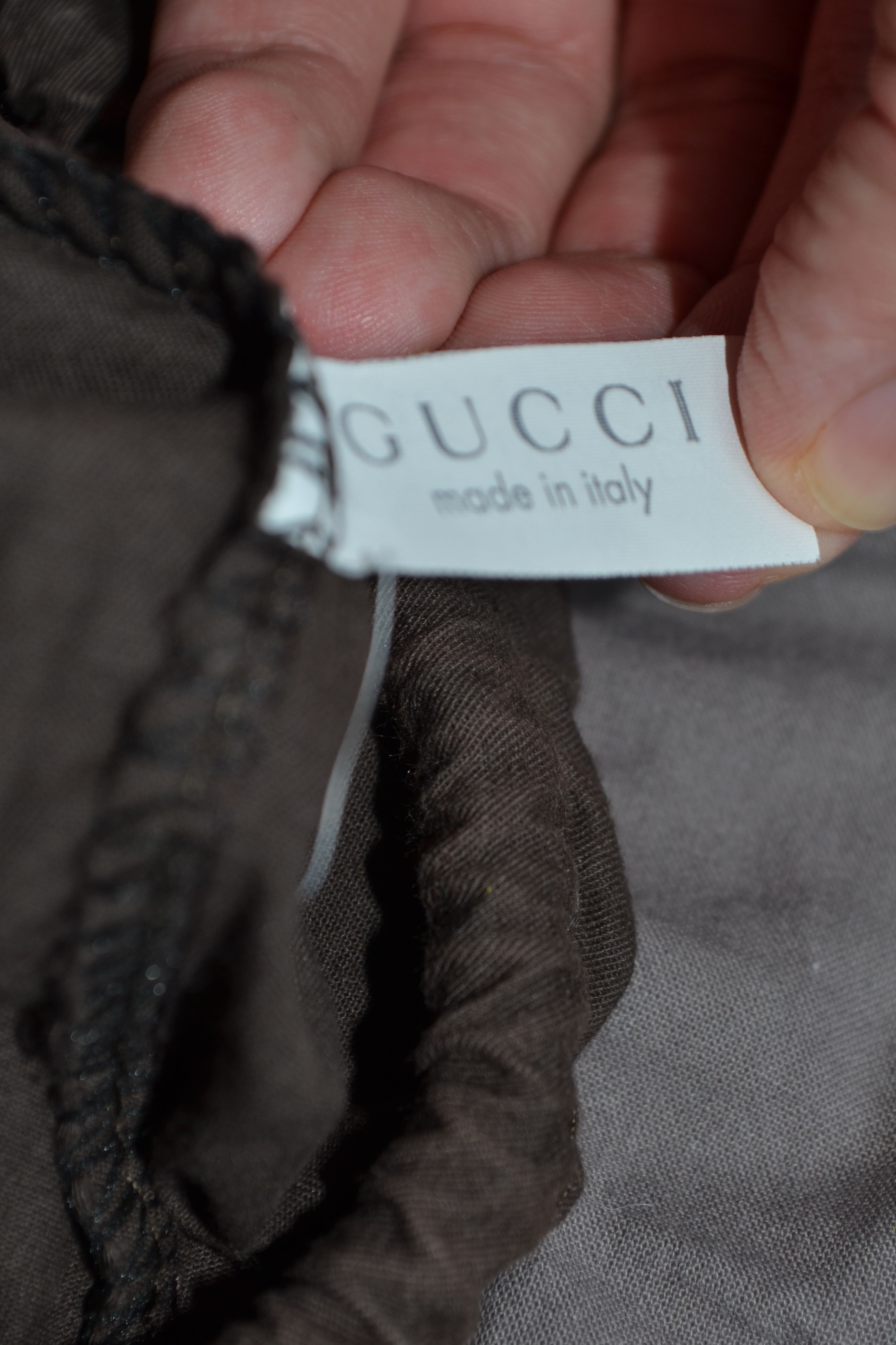 Gucci GUCCI Dust Bag Big Logo GG Brown Drawstring Size ONE SIZE - 7 Thumbnail