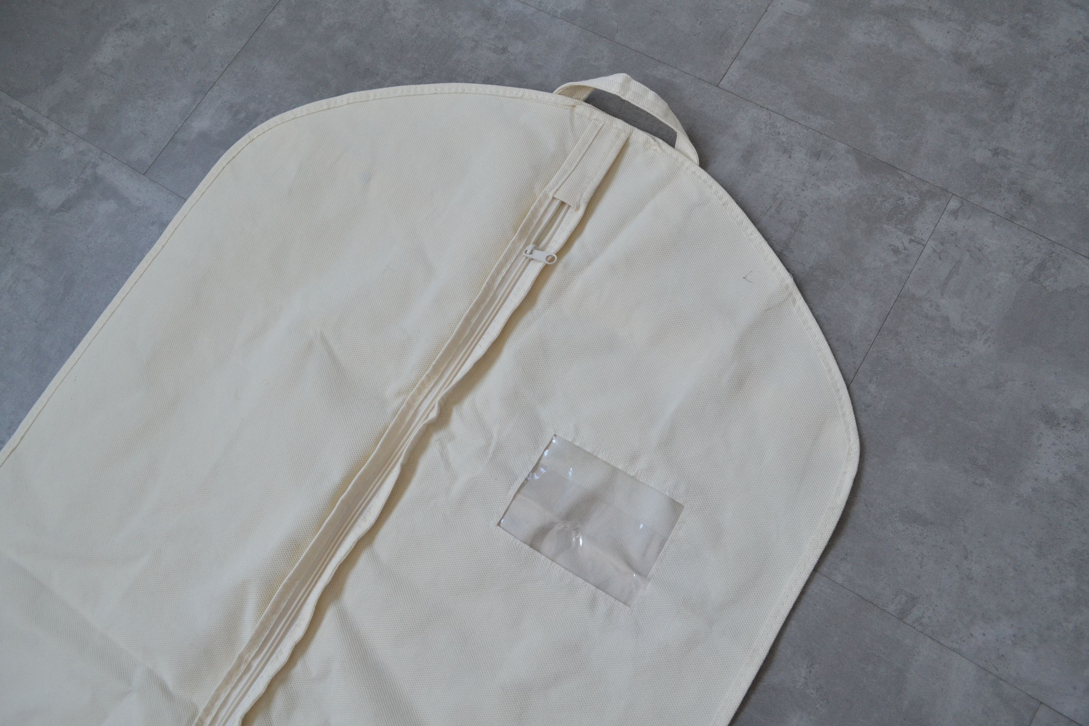 Brioni BRIONI Garment Bag Clothes Beige Zip Logo Red Size ONE SIZE - 6 Thumbnail