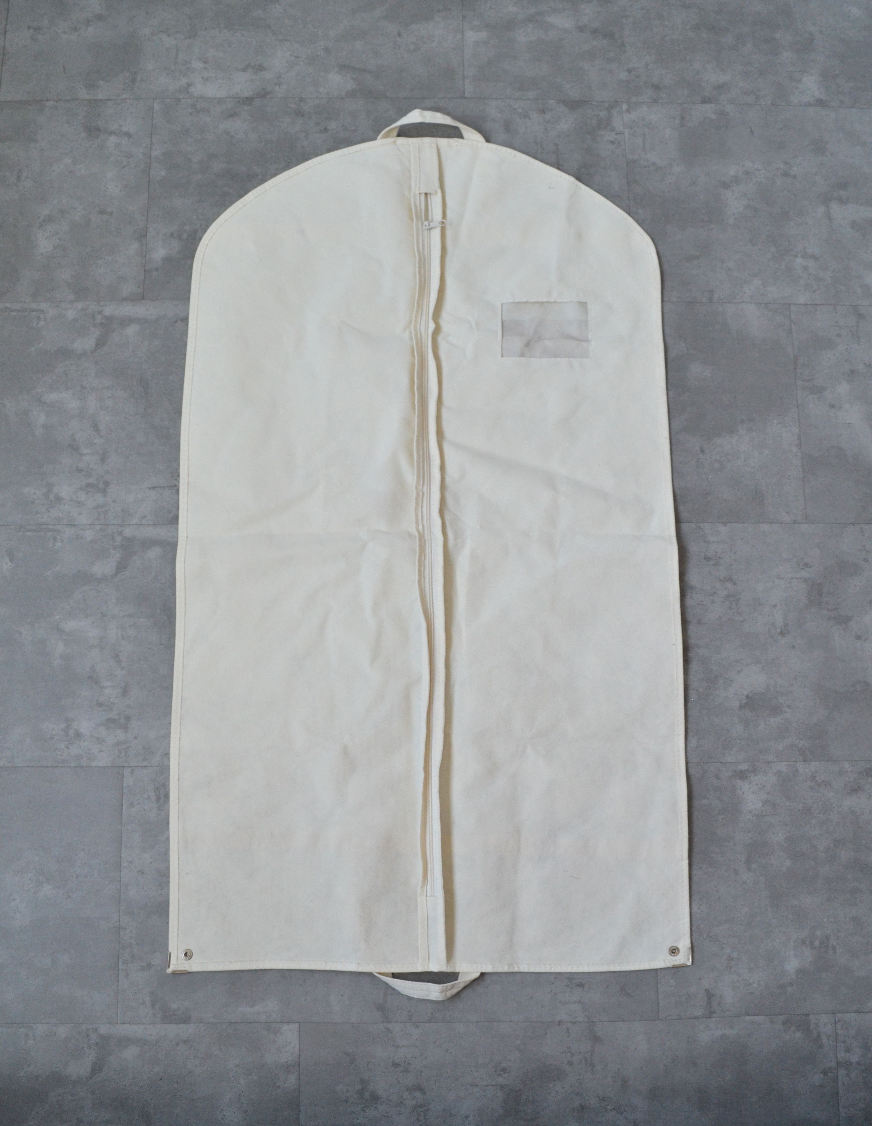 Brioni BRIONI Garment Bag Clothes Beige Zip Logo Red Size ONE SIZE - 3 Thumbnail