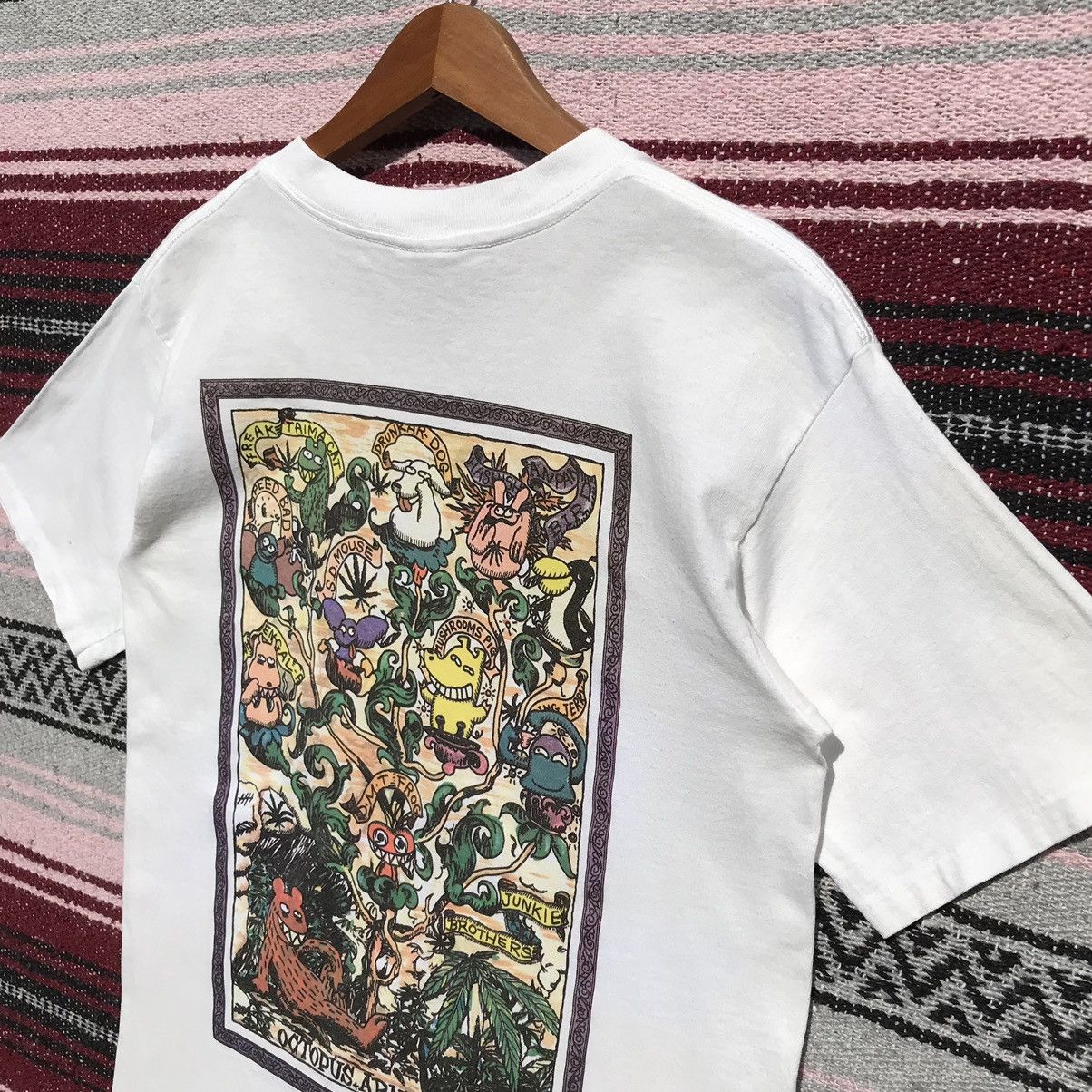 Octopus × Vintage Vintage 90s Octopus Army Shirt Surfboards Size US M / EU 48-50 / 2 - 6 Thumbnail