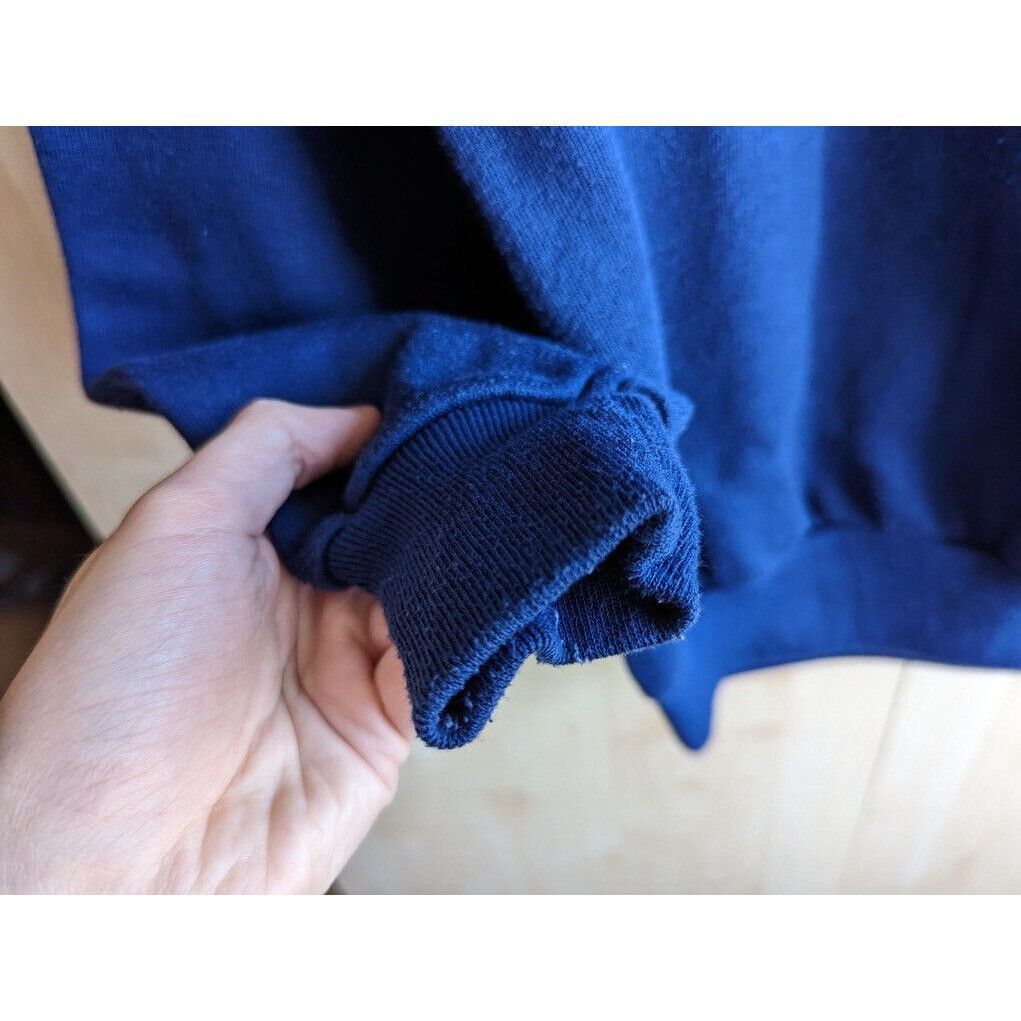 Vintage Vintage Jaguar Motors Logo Blue Sweatshirt Size L Made In UK Size US L / EU 52-54 / 3 - 8 Thumbnail