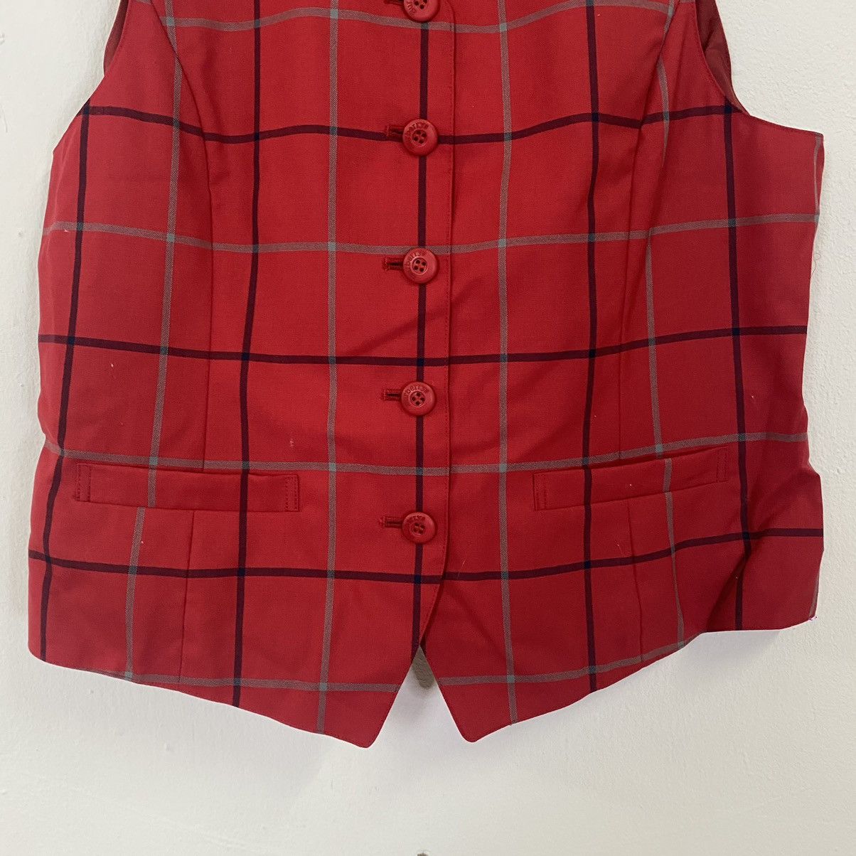 Burberry Vintage 90s Burberry’s Nova Check Button Ups Vest Size US S / EU 44-46 / 1 - 3 Thumbnail