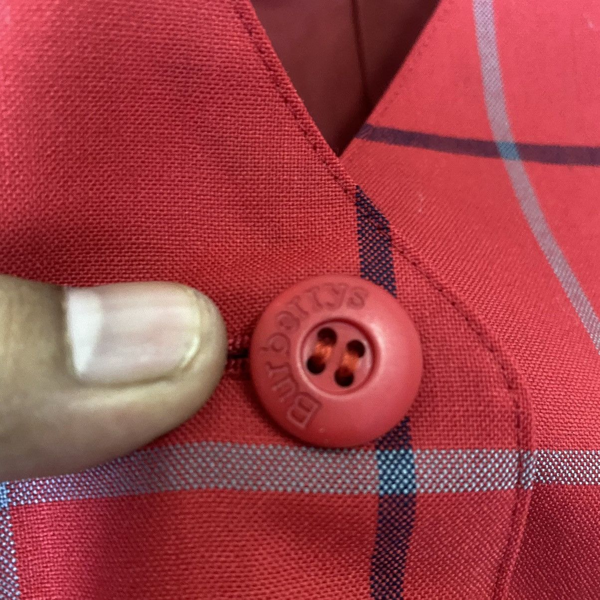 Burberry Vintage 90s Burberry’s Nova Check Button Ups Vest Size US S / EU 44-46 / 1 - 7 Thumbnail