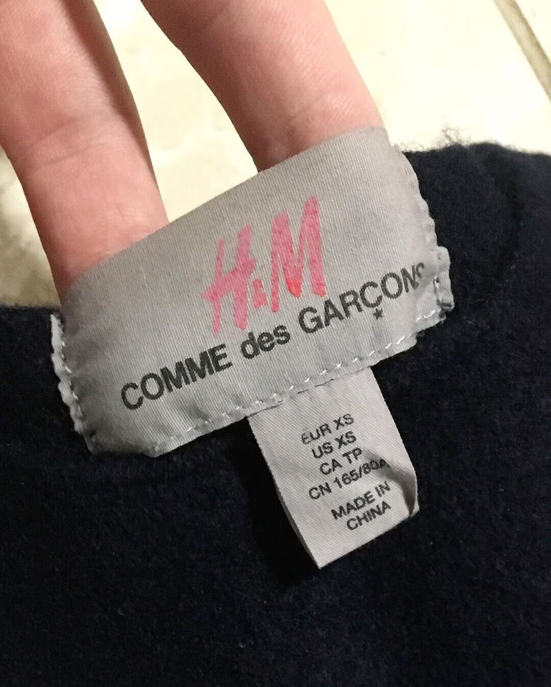 Comme des Garcons × H&M Comme Des Garcons x H&M Grunge knit Size XS / US 0-2 / IT 36-38 - 2 Thumbnail