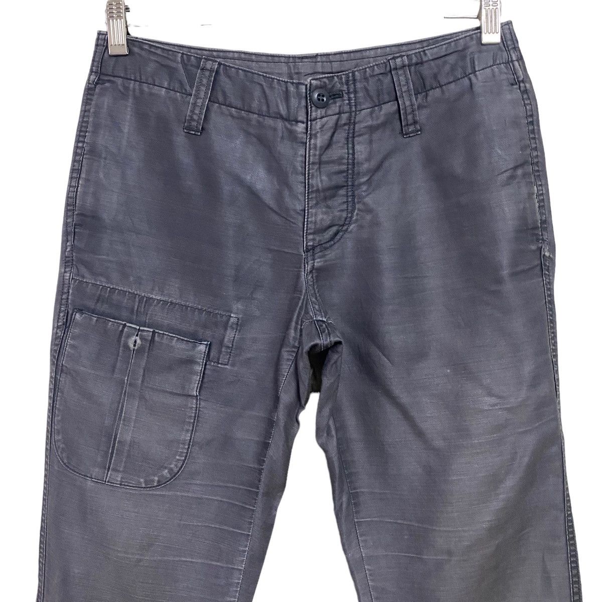 Helmut Lang Helmut Lang Body Narrow Moleskin Cargo Pants Size US 28 / EU 44 - 3 Thumbnail