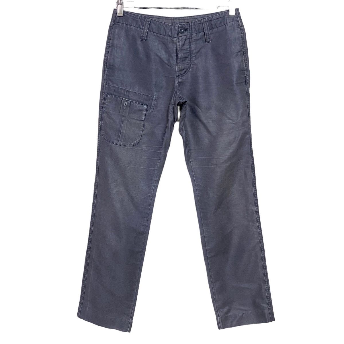 Helmut Lang Body Narrow Moleskin Cargo Pants